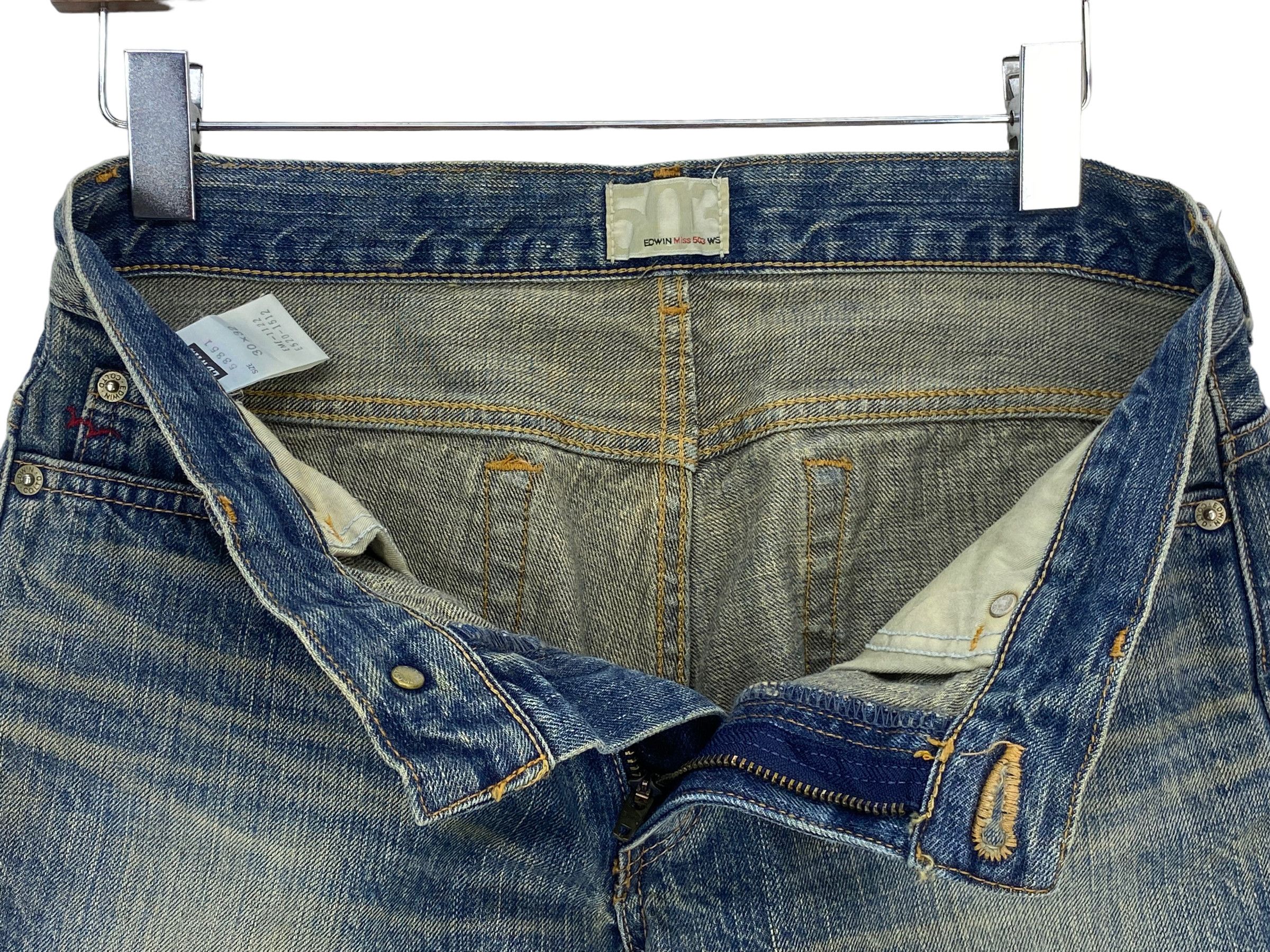 Edwin EDWIN Miss Flare Jeans – Vintage Japanese Denim Size 30" / US 8 / IT 44 - 12 Thumbnail
