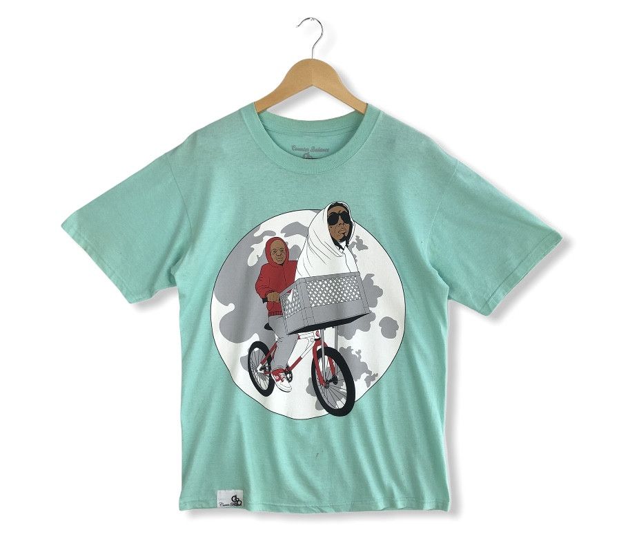 image of Humor x Lil Wayne Birdman E.t. Movie Parody in Light Green, Men's (Size Medium)