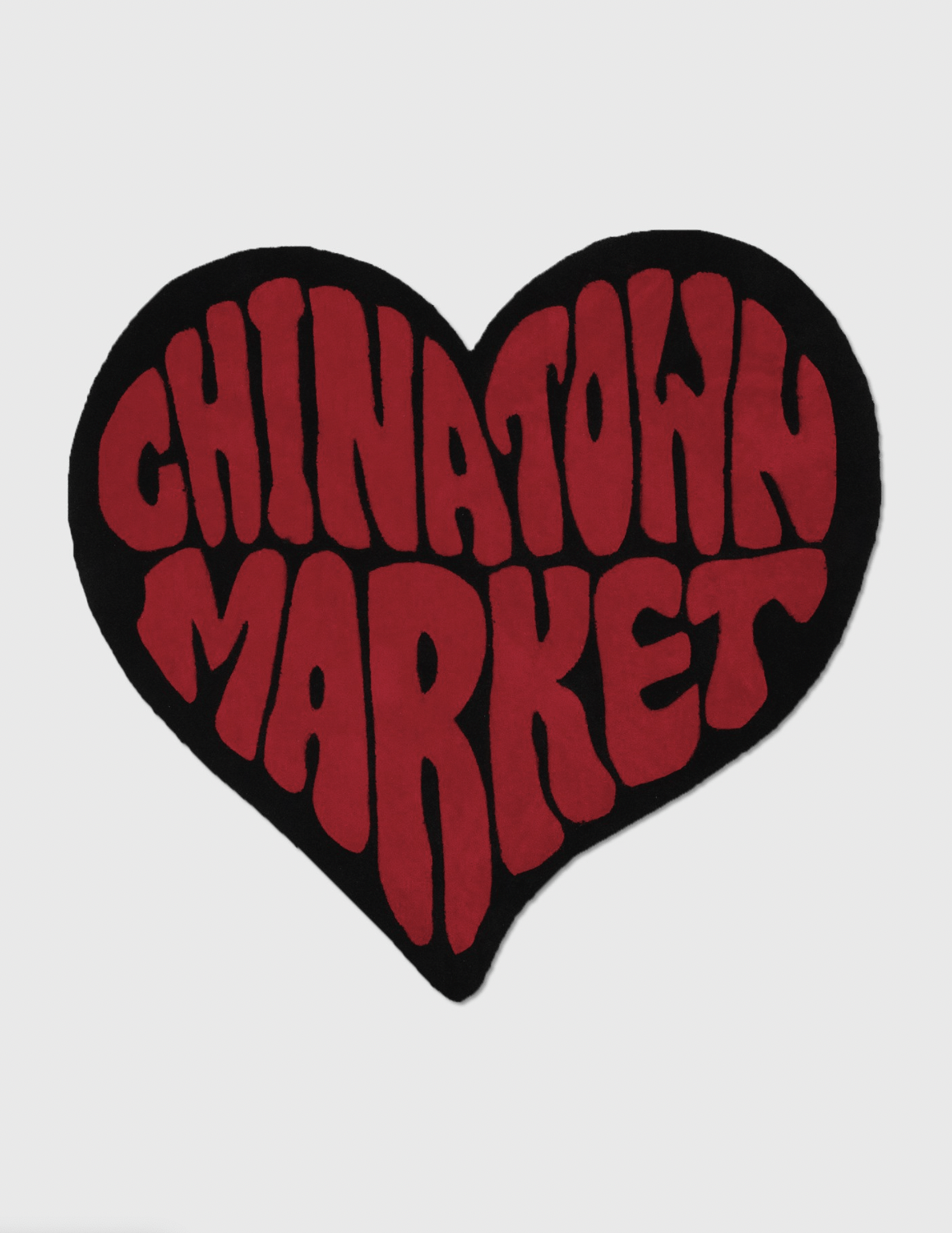 image of Market Heart Rug in Black, Men's
