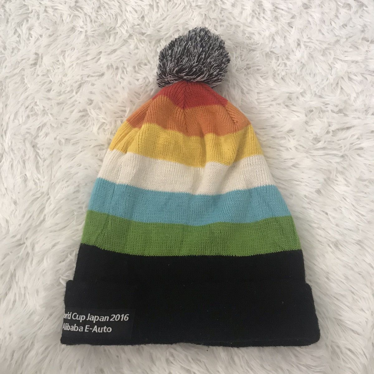 Adidas Rare🔥 Adidas 3 stripes big logo embroodery beanie hat Size ONE SIZE - 4 Thumbnail