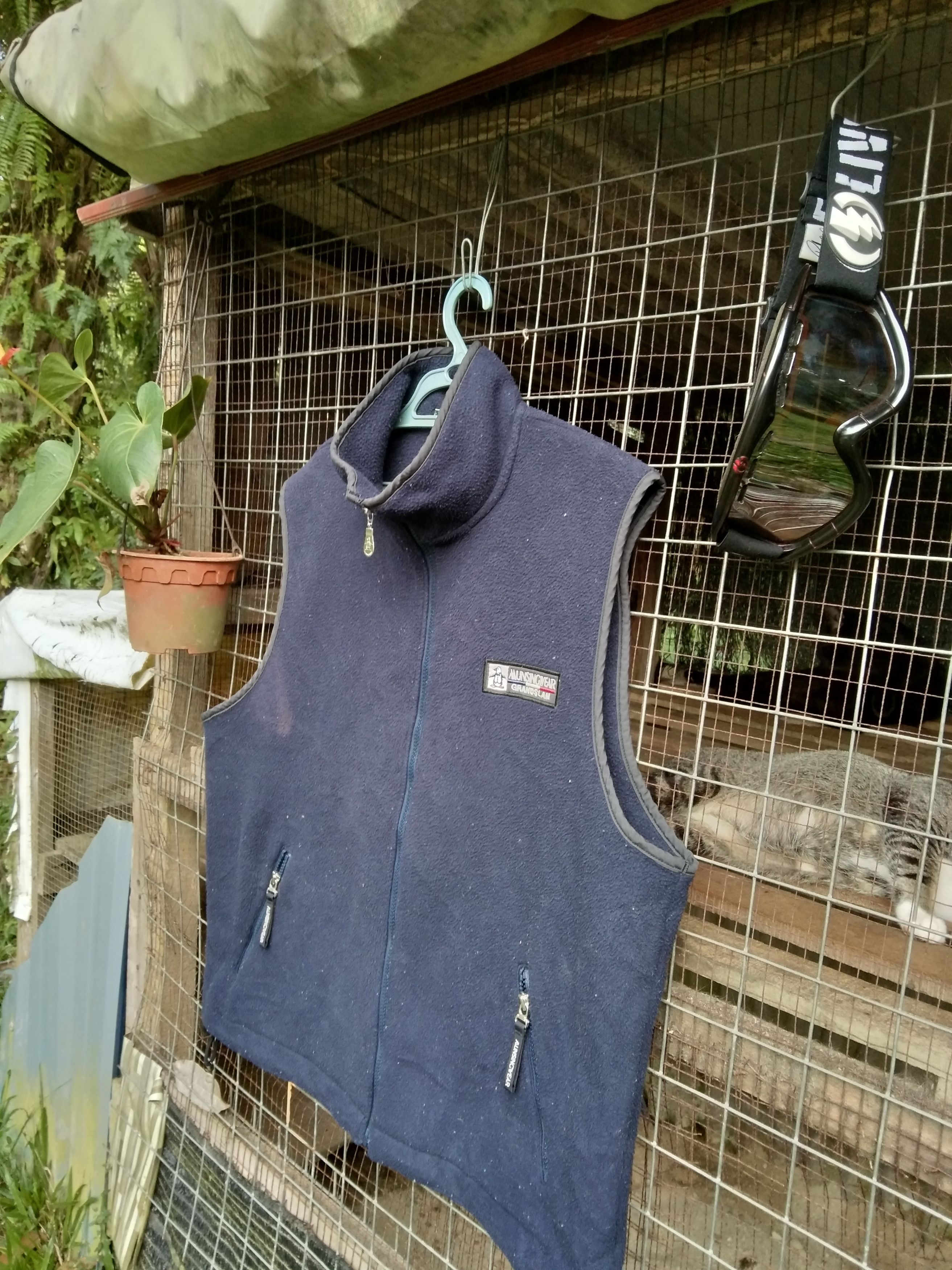 Grand Slam × Vintage VINTAGE JAPAN MUNSINGWEAR FLEECE VEST Size US L / EU 52-54 / 3 - 2 Thumbnail