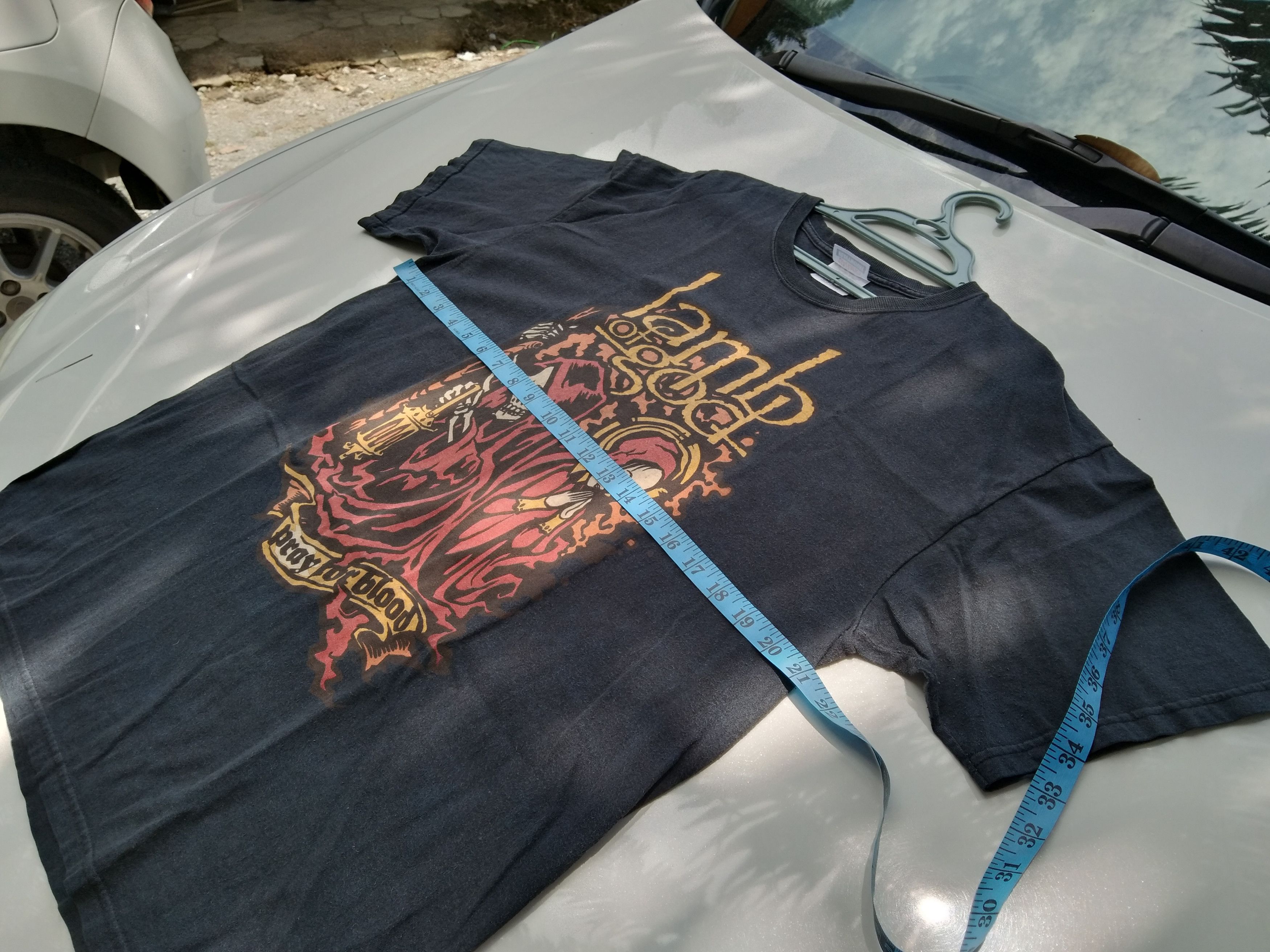 Band Tees × Vintage VINTAGE LAMB OF GOD 'PRAY FOR BLOOD' Size US L / EU 52-54 / 3 - 7 Thumbnail