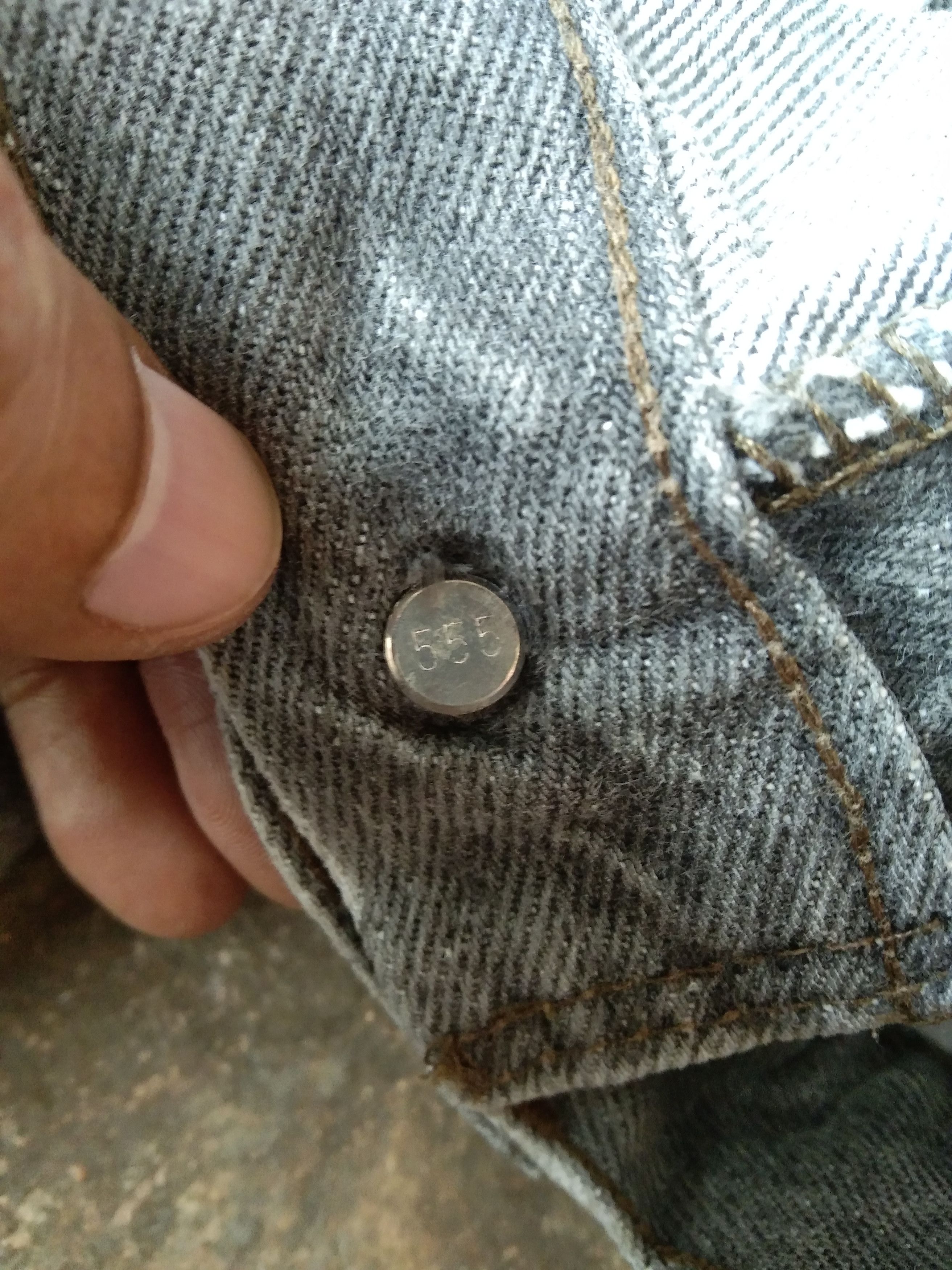 Levi's × Vintage 80s Vintage Levis 501 Grey Jeans Made In USA 30x31 Size US 30 / EU 46 - 8 Thumbnail
