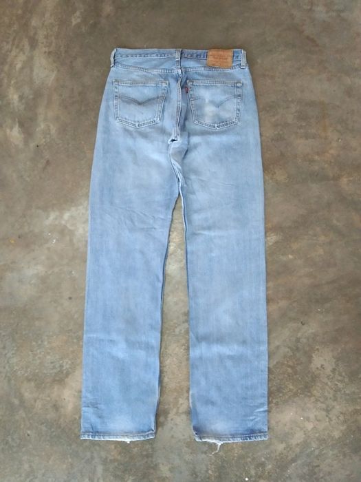 Vintage Vintage Levi's 501 Made In USA Distressed Jeans 31x34 | Grailed