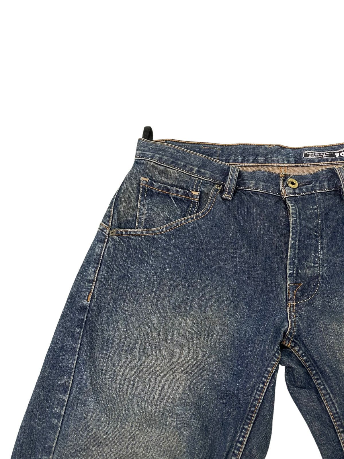 Volcom Curv Leg Baggy Volcom Stone USA Skateboard Denim 4🟦1 Size US 33 - 18 Thumbnail