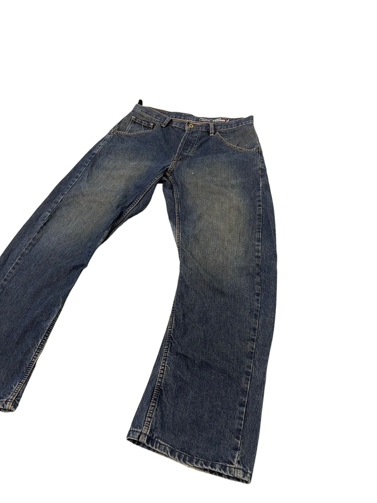 Volcom Curv Leg Baggy Volcom Stone USA Skateboard Denim 4🟦1 Size US 33 - 13 Thumbnail