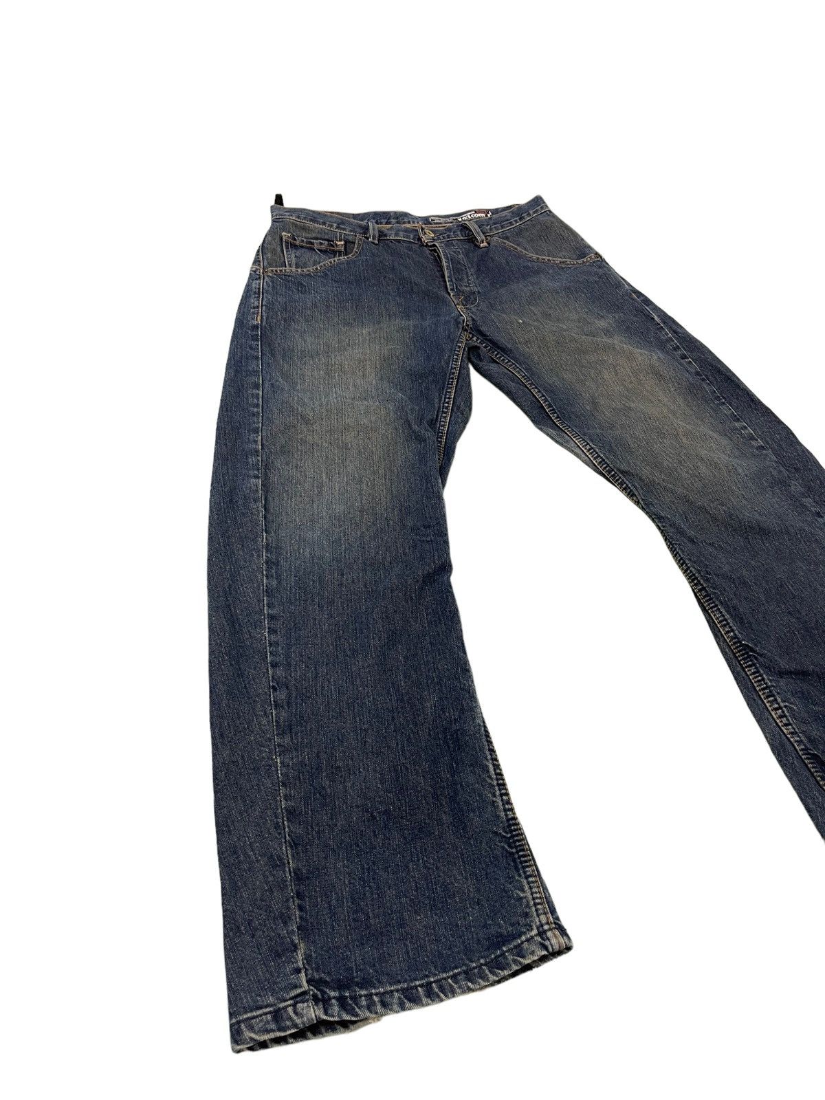 Volcom Curv Leg Baggy Volcom Stone USA Skateboard Denim 4🟦1 Size US 33 - 12 Thumbnail