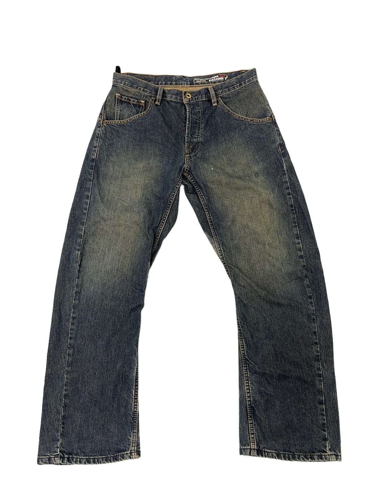 Volcom Curv Leg Baggy Volcom Stone USA Skateboard Denim 4🟦1 Size US 33 - 11 Thumbnail