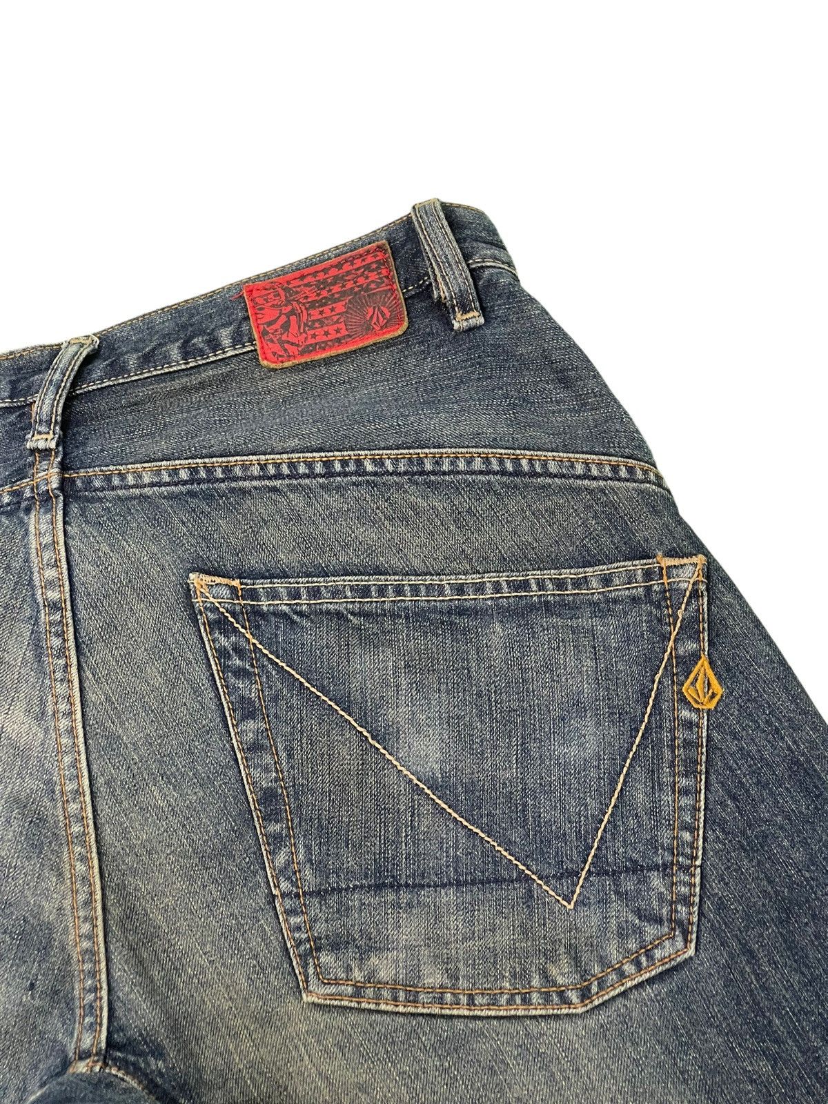 Volcom Curv Leg Baggy Volcom Stone USA Skateboard Denim 4🟦1 Size US 33 - 9 Thumbnail