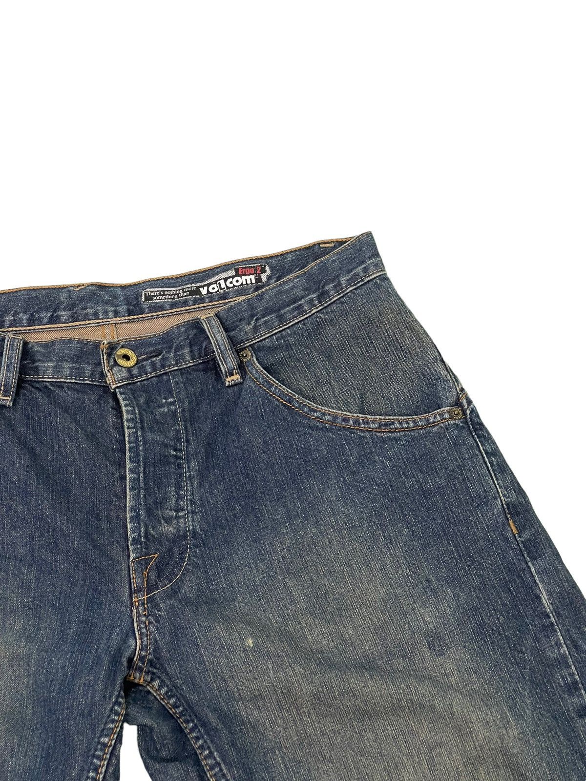 Volcom Curv Leg Baggy Volcom Stone USA Skateboard Denim 4🟦1 Size US 33 - 19 Thumbnail