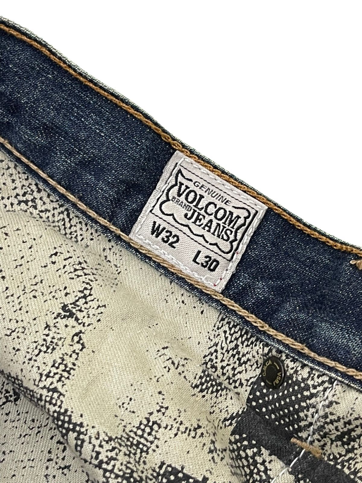 Volcom Curv Leg Baggy Volcom Stone USA Skateboard Denim 4🟦1 Size US 33 - 21 Thumbnail