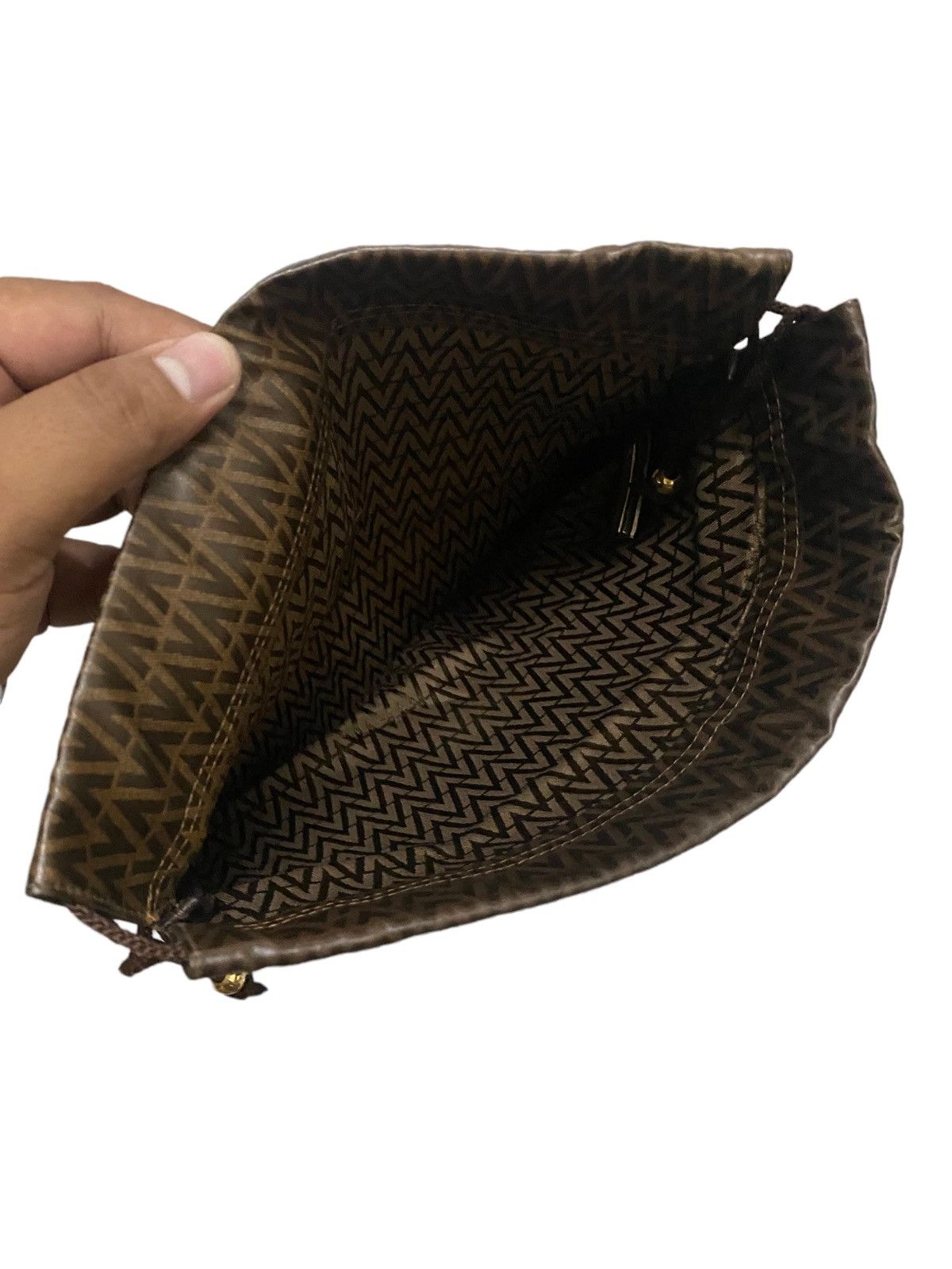 Japanese Brand × Valentino × Vintage Vintage Mario Valentino Monogram Clutch Bag Size ONE SIZE - 4 Thumbnail