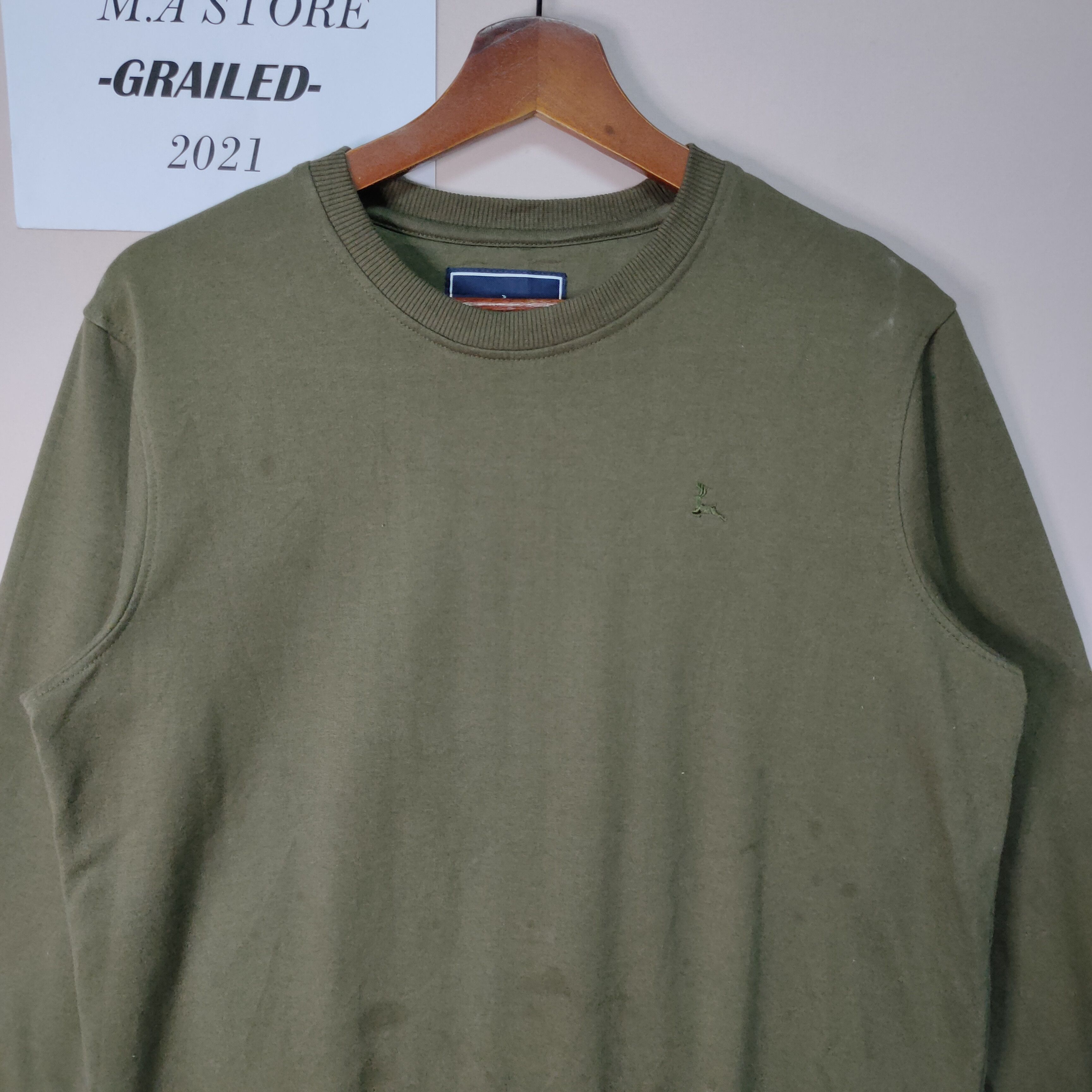 Japanese Brand PARK EMBROIDERY SMALL LOGO SWEATSHIRT Size US M / EU 48-50 / 2 - 8 Thumbnail