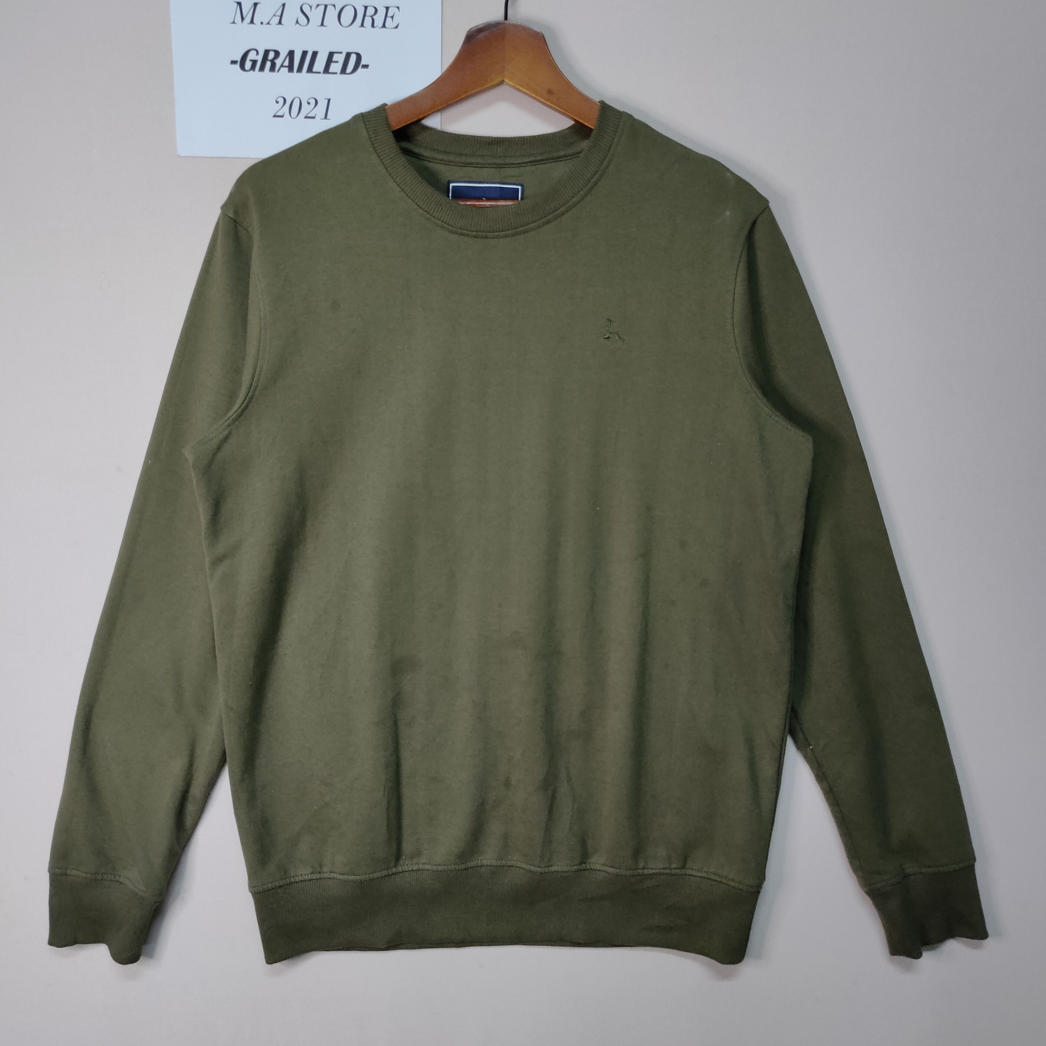 Japanese Brand PARK EMBROIDERY SMALL LOGO SWEATSHIRT Size US M / EU 48-50 / 2 - 1 Thumbnail