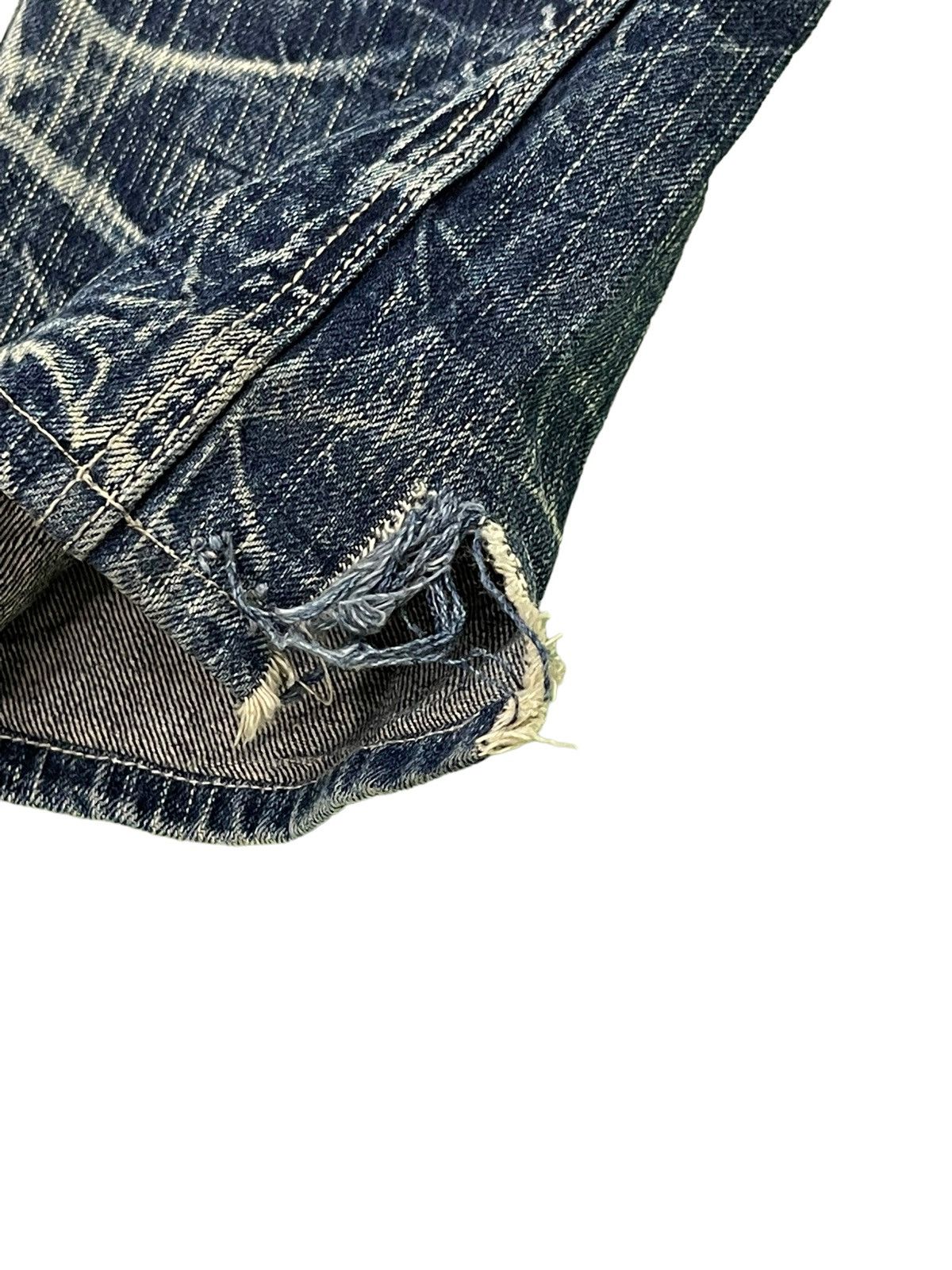 Japanese Brand Double Waist Jeans Blow by Blue Acid Wash Regular 4🟦1 Size US 30 / EU 46 - 15 Thumbnail