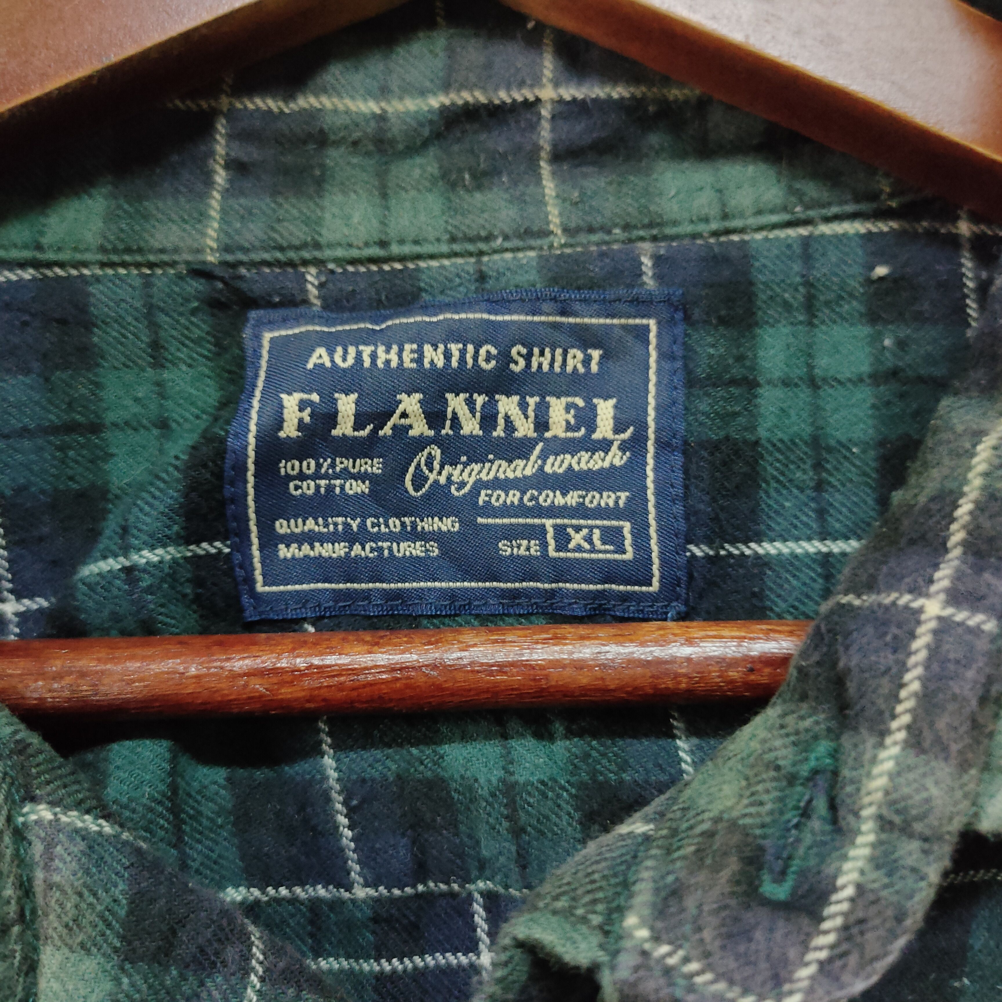 Flannel VINTAGE FLANEL CHEECKRED BUTTON UPS LONG SLEEVE SHIRT Size US L / EU 52-54 / 3 - 8 Thumbnail