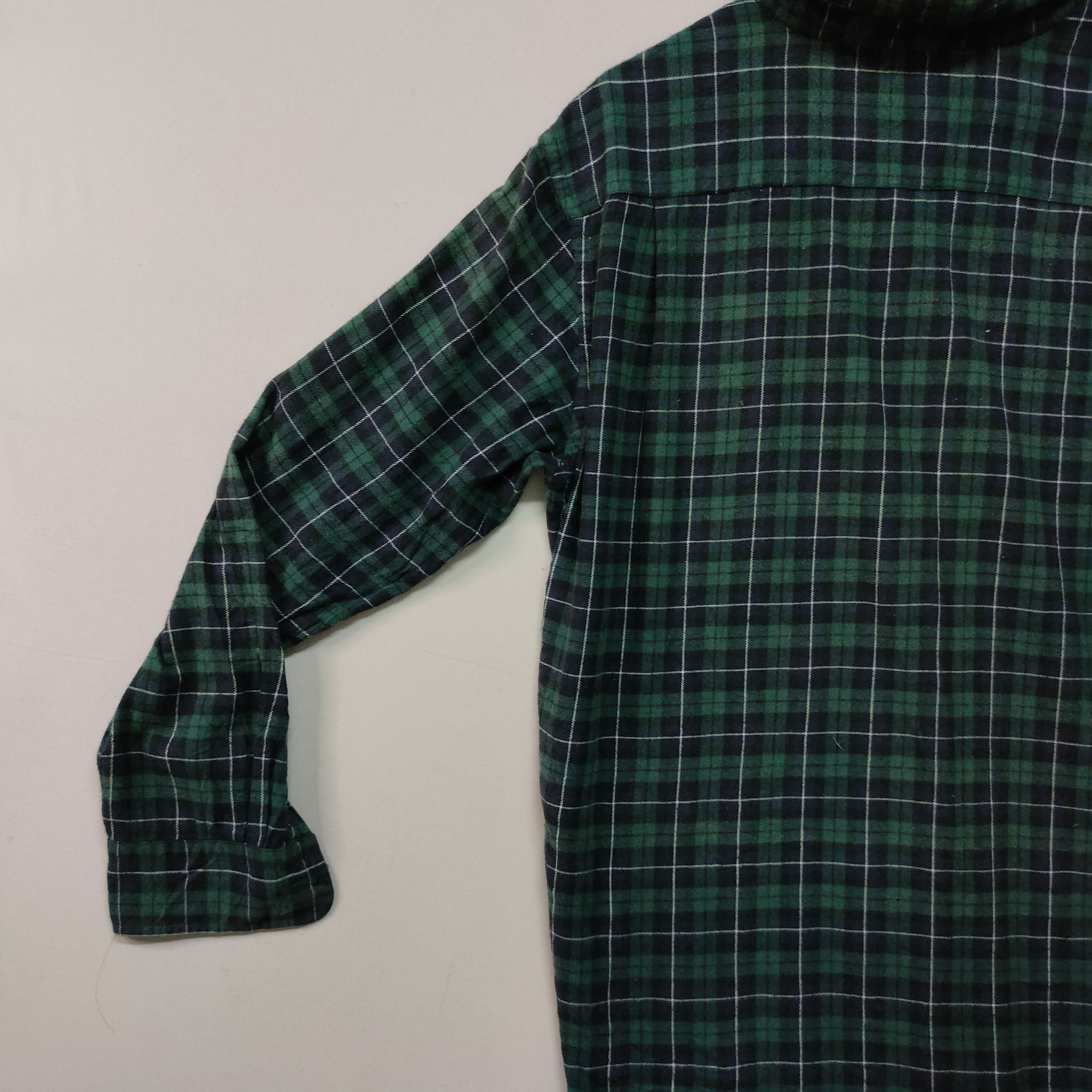 Flannel VINTAGE FLANEL CHEECKRED BUTTON UPS LONG SLEEVE SHIRT Size US L / EU 52-54 / 3 - 5 Thumbnail