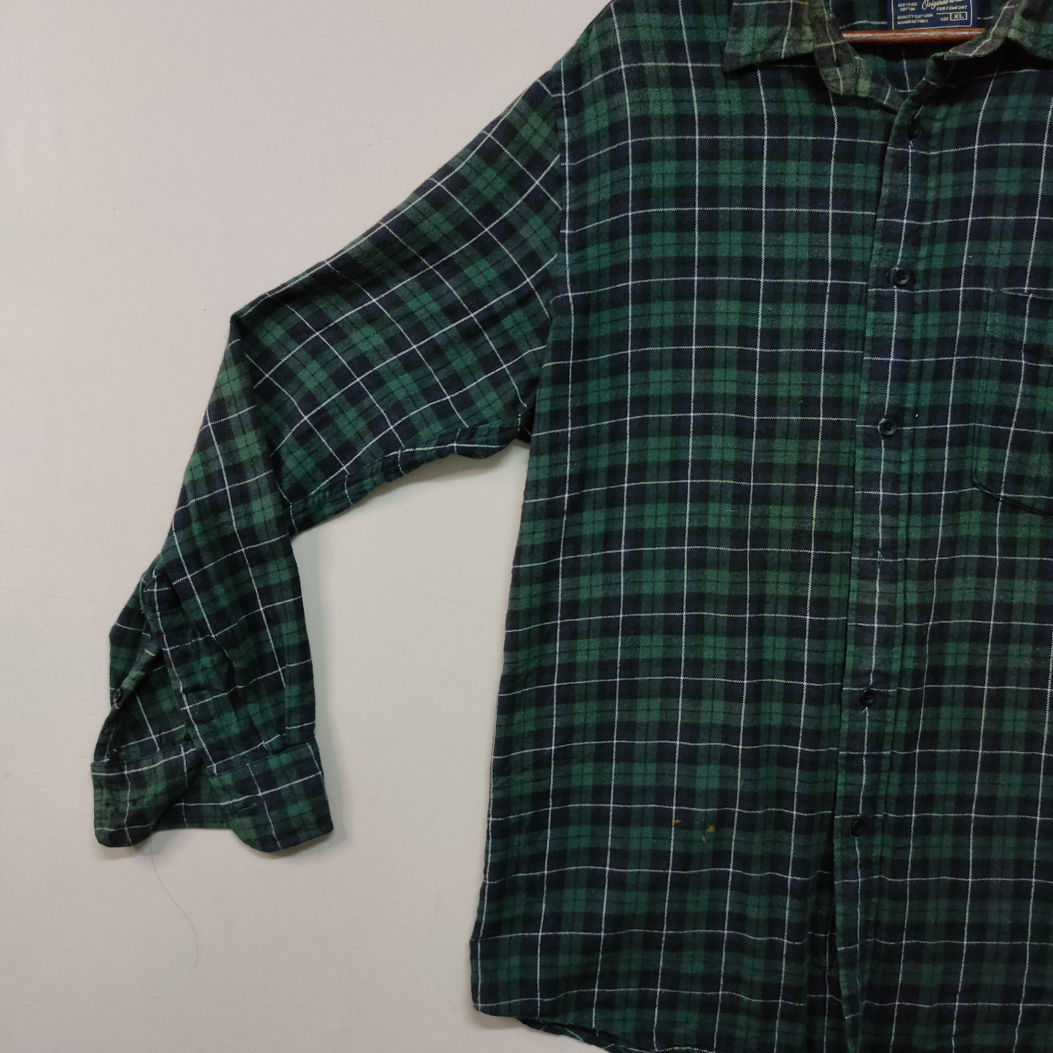 Flannel VINTAGE FLANEL CHEECKRED BUTTON UPS LONG SLEEVE SHIRT Size US L / EU 52-54 / 3 - 12 Thumbnail
