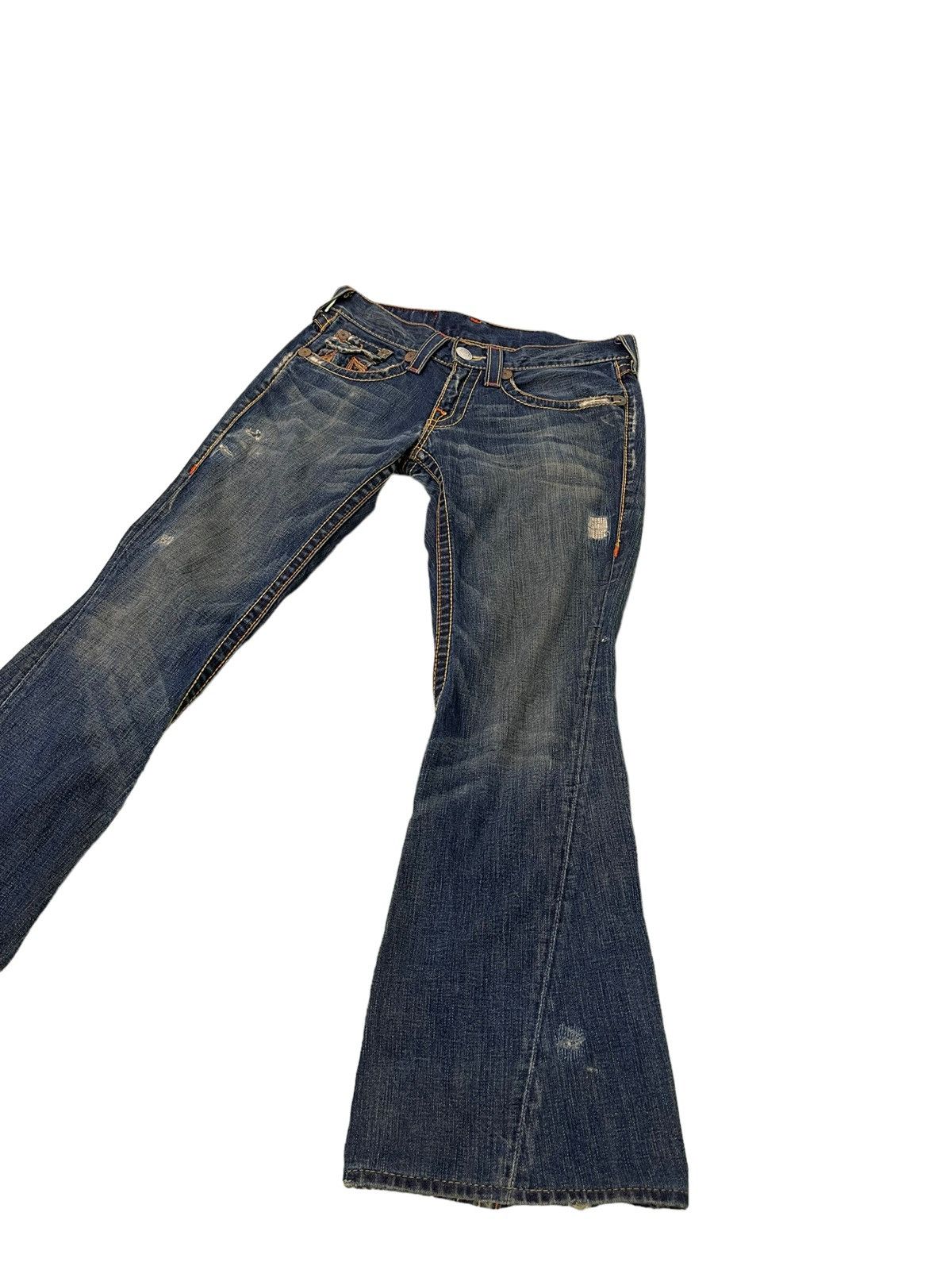 True Religion Flare Jeans True Religion USA Low Rise Boot Cut Denim 4🟦1 Size US 31 - 3 Thumbnail