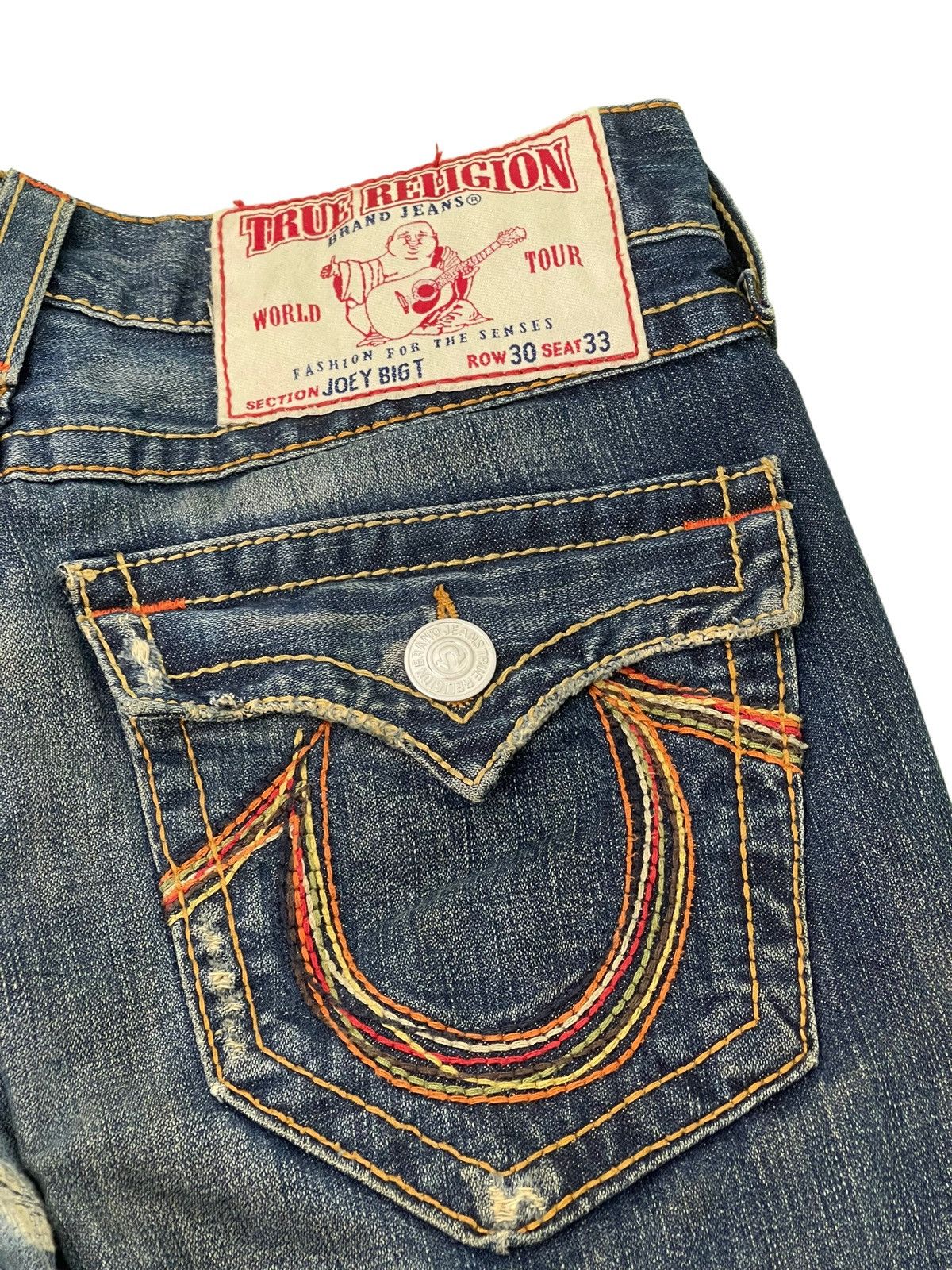 True Religion Flare Jeans True Religion USA Low Rise Boot Cut Denim 4🟦1 Size US 31 - 20 Thumbnail