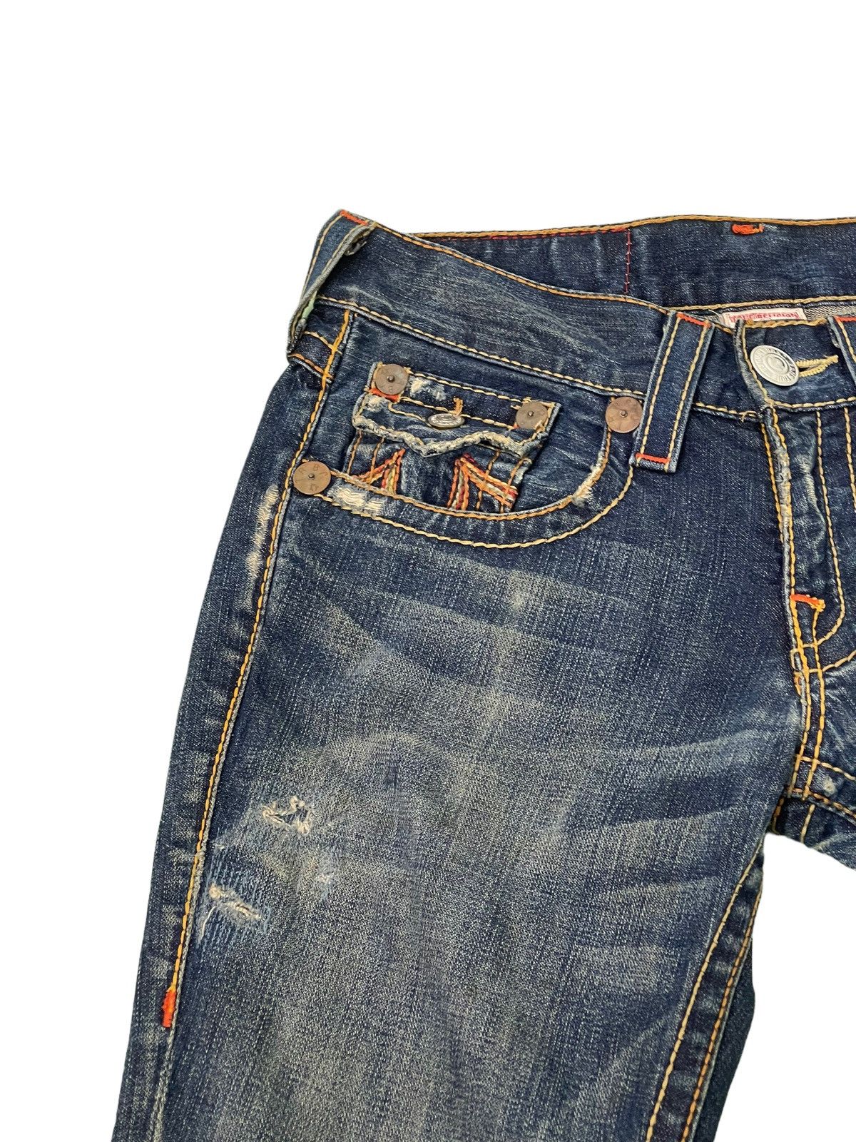 True Religion Flare Jeans True Religion USA Low Rise Boot Cut Denim 4🟦1 Size US 31 - 9 Thumbnail
