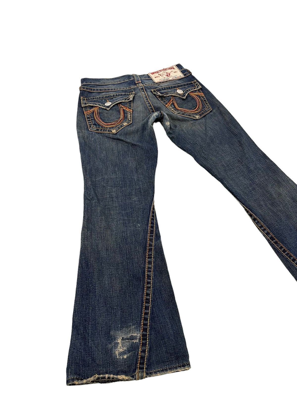True Religion Flare Jeans True Religion USA Low Rise Boot Cut Denim 4🟦1 Size US 31 - 12 Thumbnail