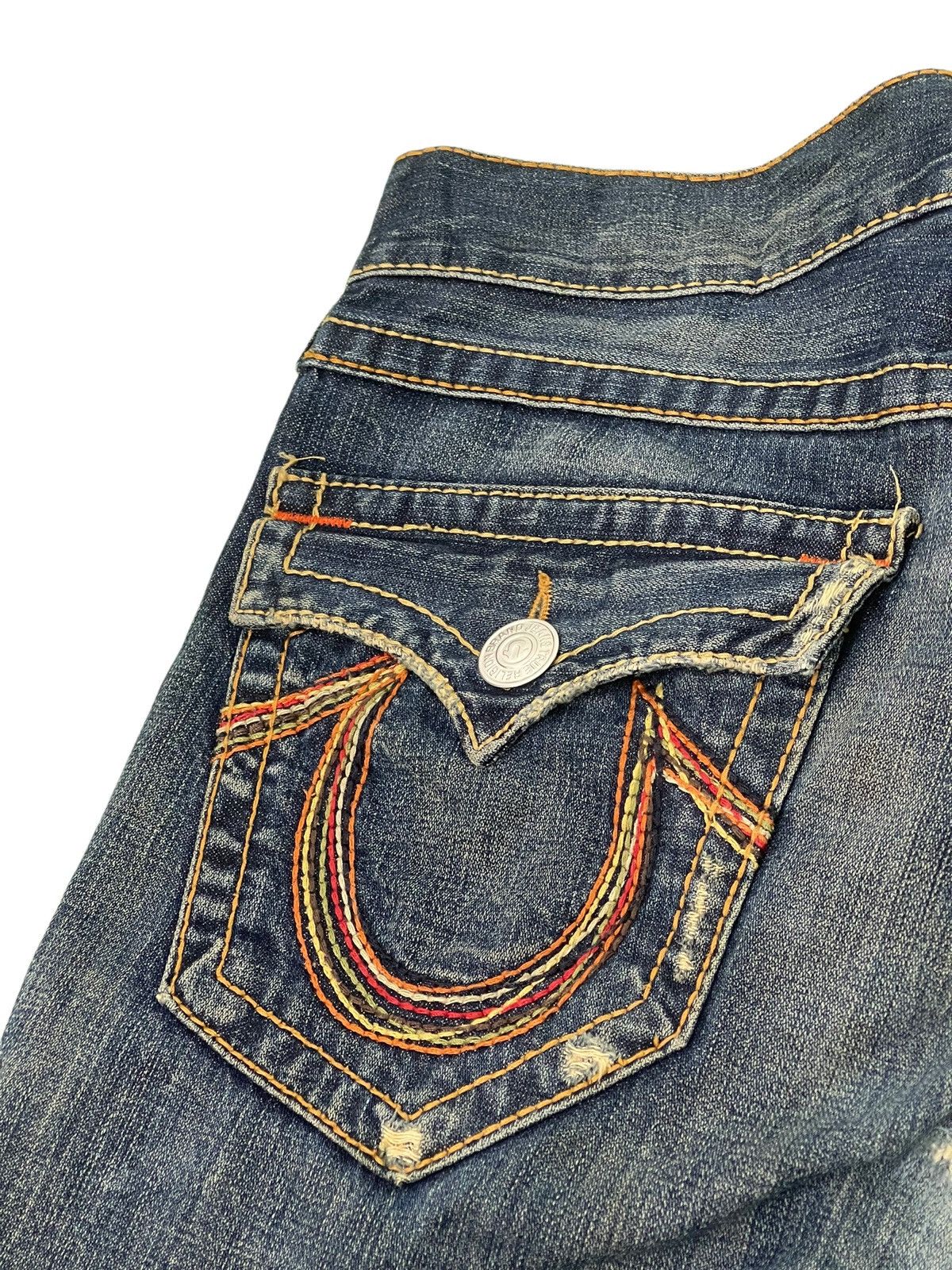 True Religion Flare Jeans True Religion USA Low Rise Boot Cut Denim 4🟦1 Size US 31 - 19 Thumbnail