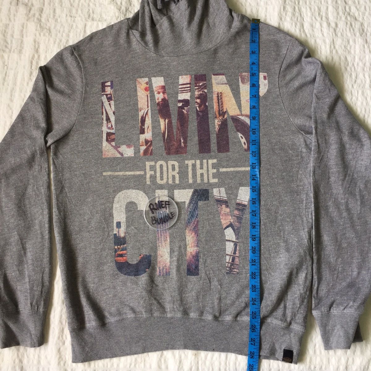 Pull & Bear Livin for the city sweatshirt made in Portugal Size US L / EU 52-54 / 3 - 18 Thumbnail