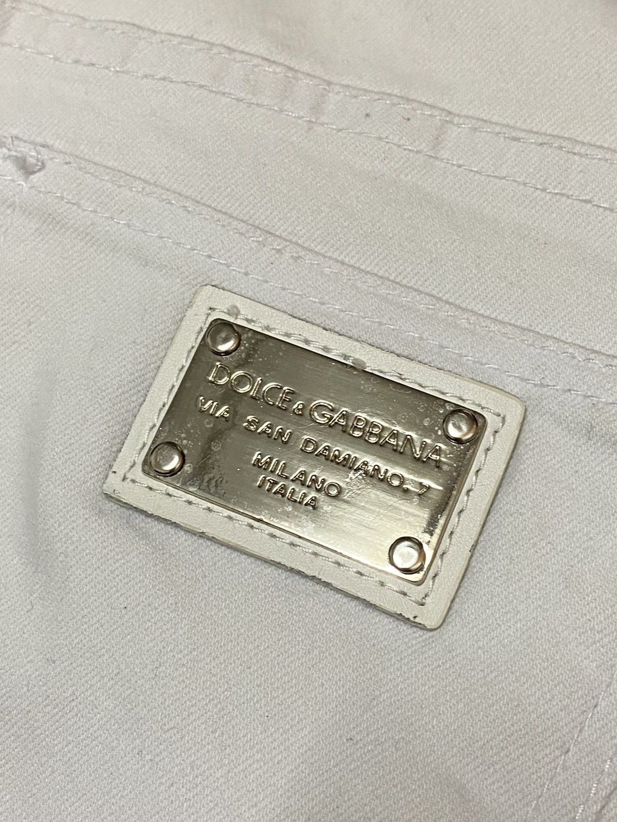 Dolce & Gabbana × Vintage Vintage 90's Dolce & Gabbana D&G Denim Pants Size US 30 / EU 46 - 7 Thumbnail