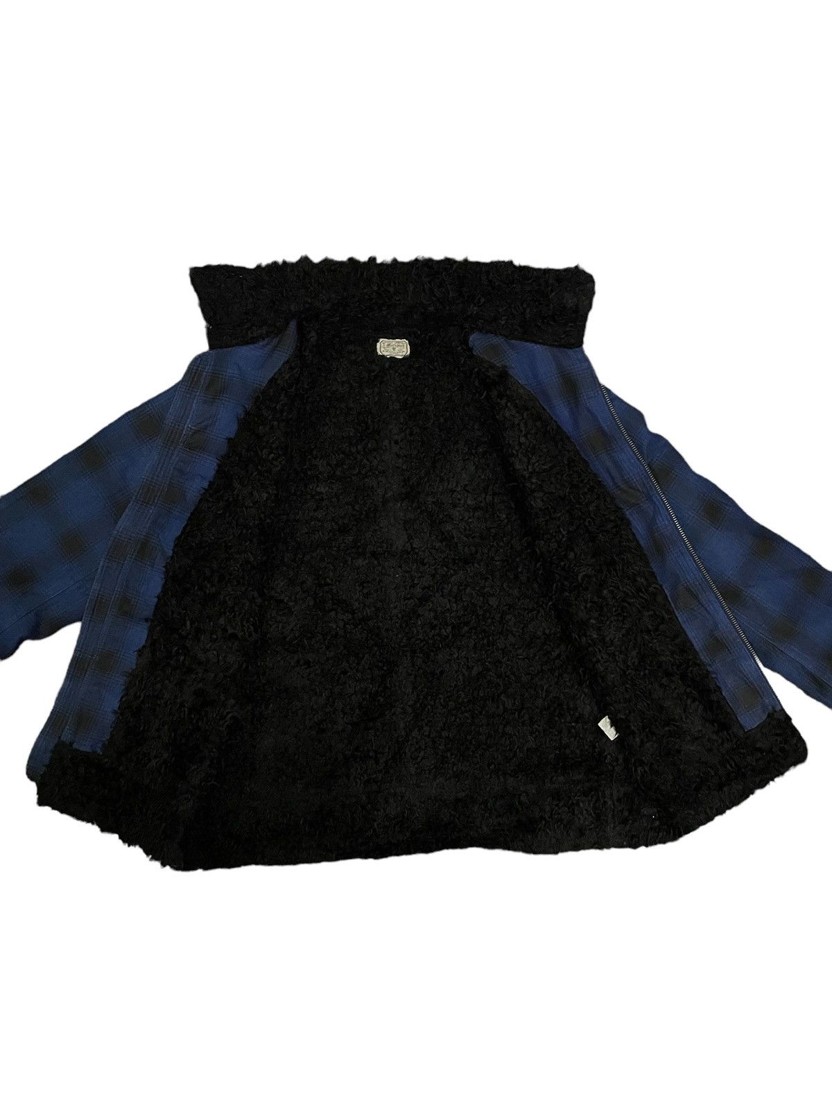 Japanese Brand Japanese Denim Plaid Style Ranchwear Jacket Sherpa Lining Size US L / EU 52-54 / 3 - 10 Thumbnail