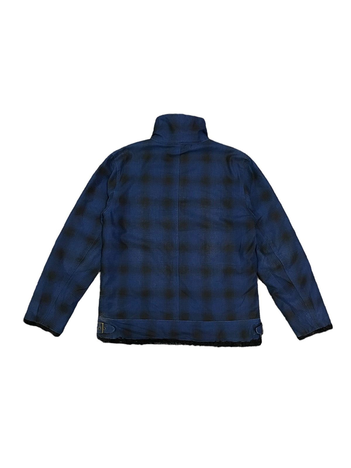 Japanese Brand Japanese Denim Plaid Style Ranchwear Jacket Sherpa Lining Size US L / EU 52-54 / 3 - 13 Thumbnail