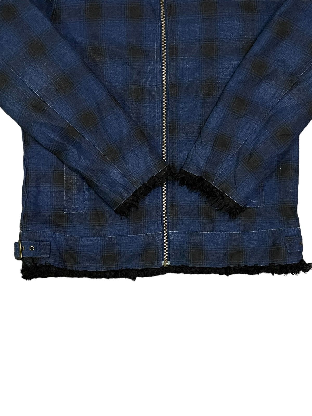 Japanese Brand Japanese Denim Plaid Style Ranchwear Jacket Sherpa Lining Size US L / EU 52-54 / 3 - 11 Thumbnail