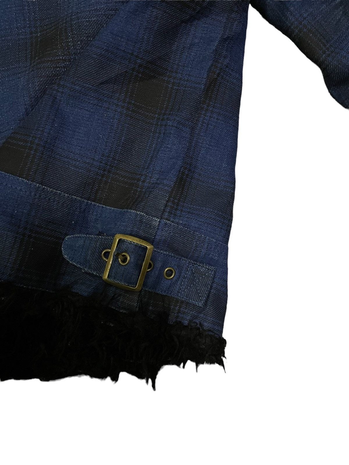 Japanese Brand Japanese Denim Plaid Style Ranchwear Jacket Sherpa Lining Size US L / EU 52-54 / 3 - 12 Thumbnail
