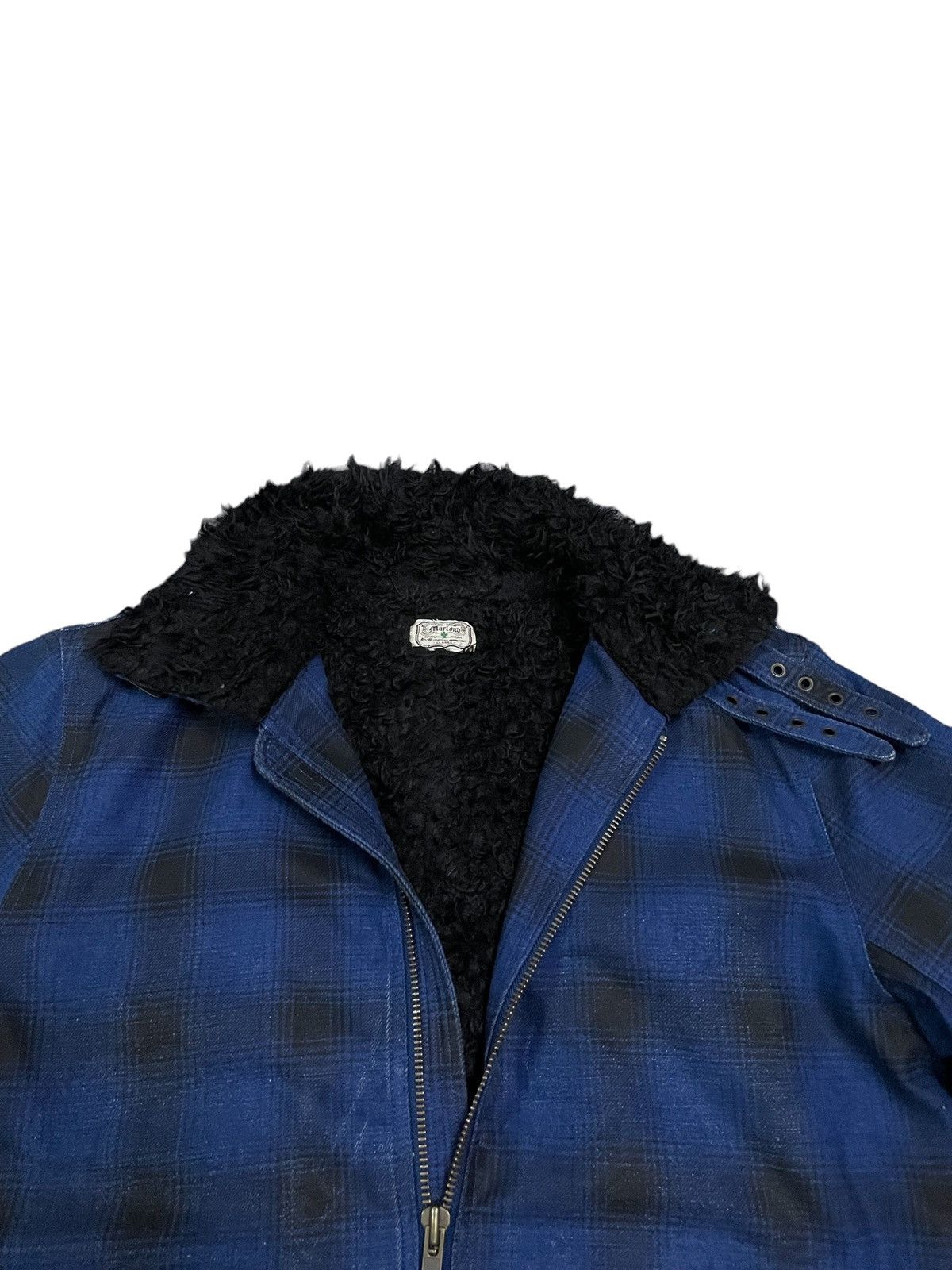 Japanese Brand Japanese Denim Plaid Style Ranchwear Jacket Sherpa Lining Size US L / EU 52-54 / 3 - 9 Thumbnail