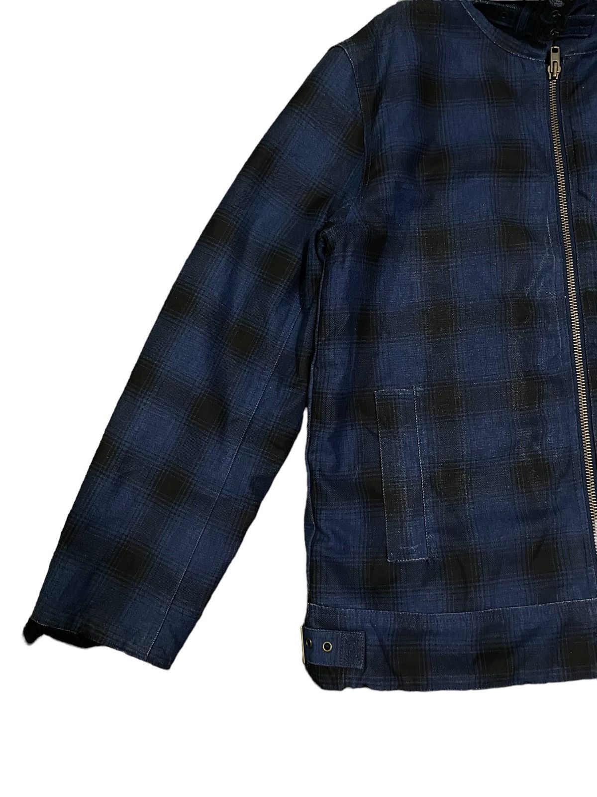 Japanese Brand Japanese Denim Plaid Style Ranchwear Jacket Sherpa Lining Size US L / EU 52-54 / 3 - 3 Thumbnail