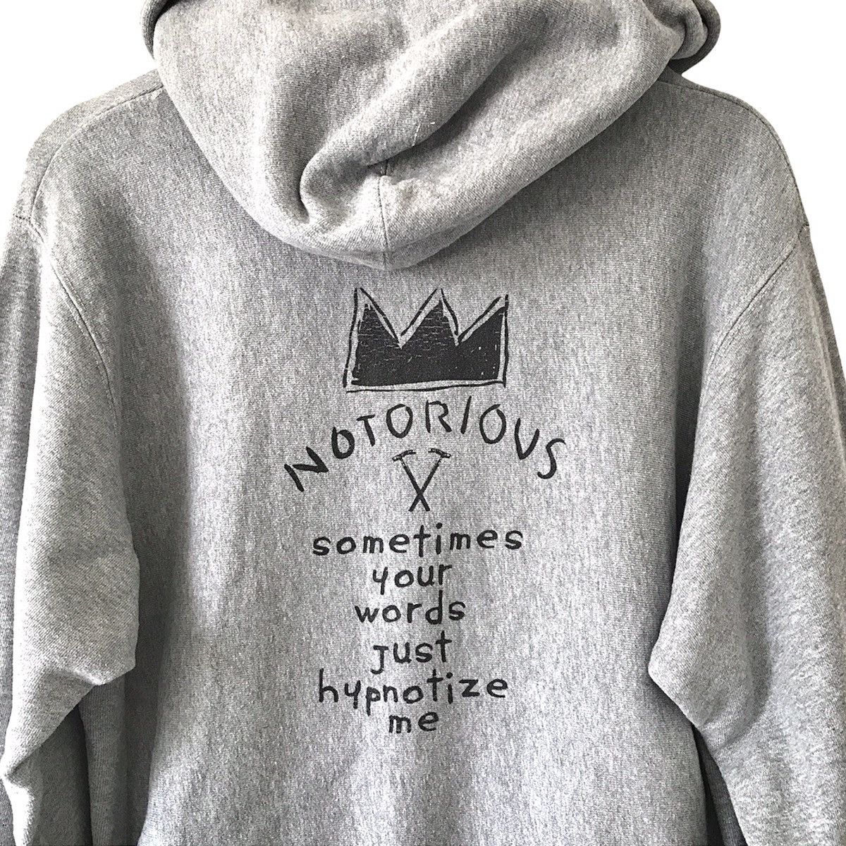 Japanese Brand Authentic Double Hard Japan Notorious BIG X Basquiat Hoodie Size US L / EU 52-54 / 3 - 5 Thumbnail