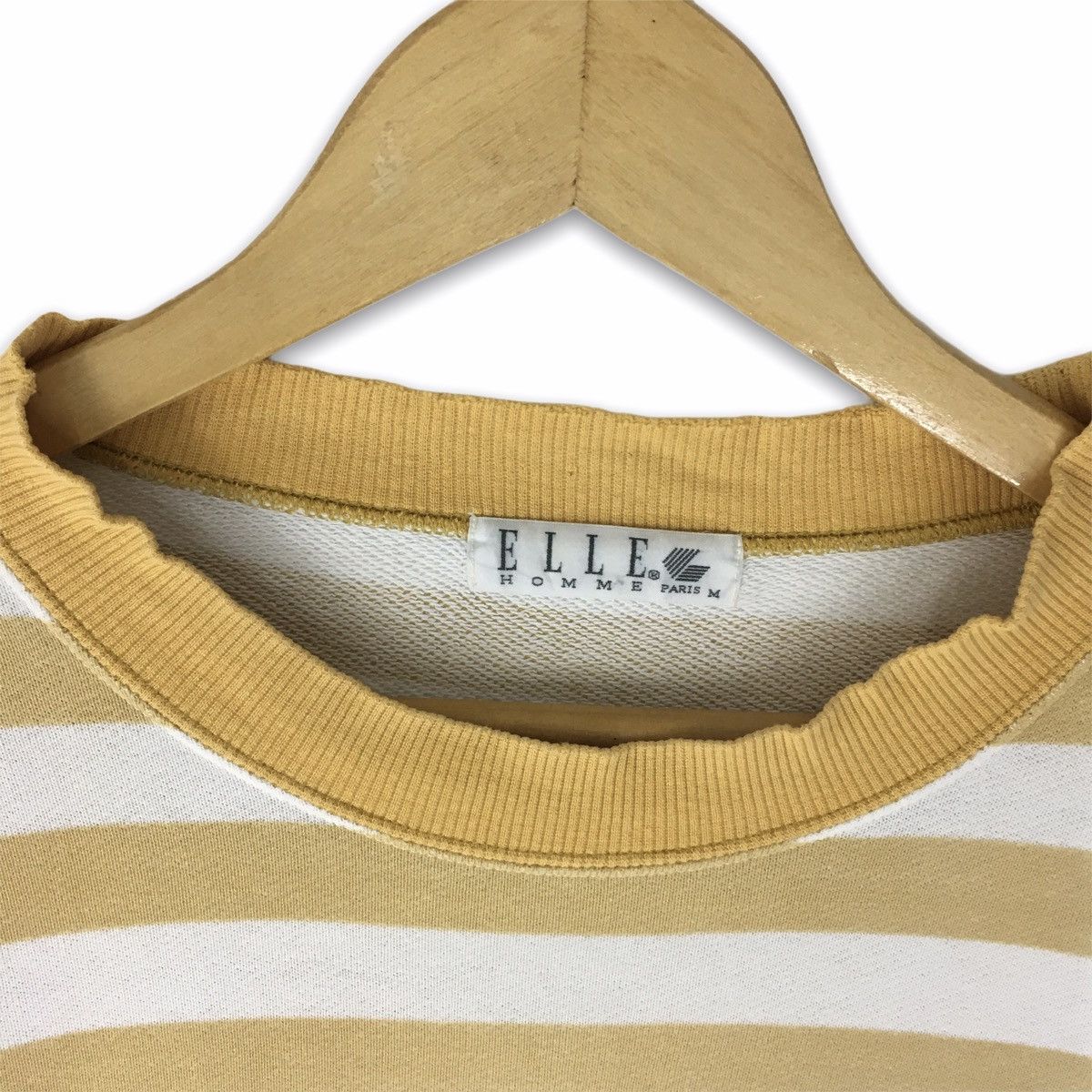 Vintage Vintage design Elle stripe embroidery sweatshirt jumper Size US L / EU 52-54 / 3 - 4 Thumbnail