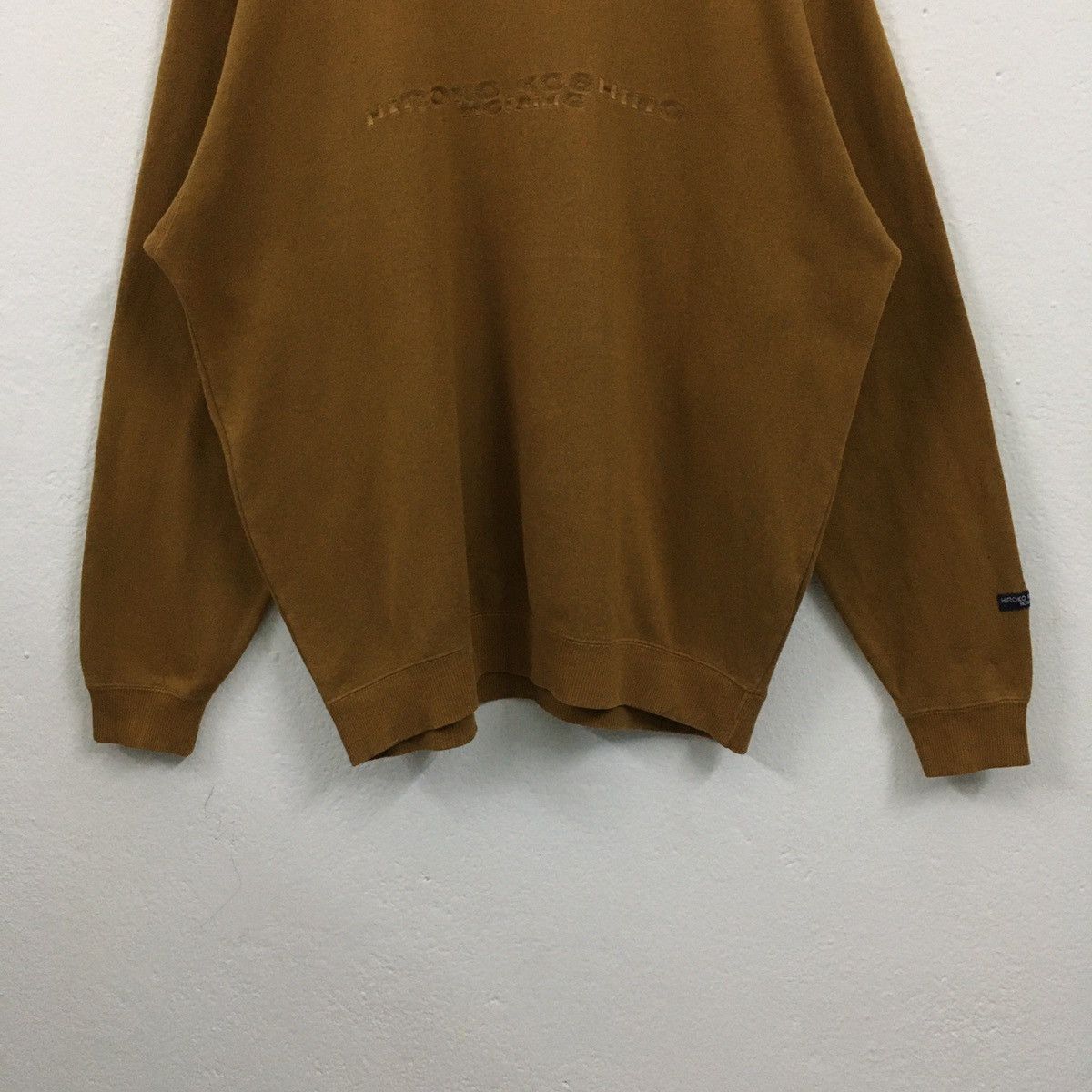 Hiroko Koshino Homme × Japanese Brand × Vintage Vtg Hiroko Koshino Homme Big Spellout Embroidery Pullover Size US XXL / EU 58 / 5 - 4 Thumbnail