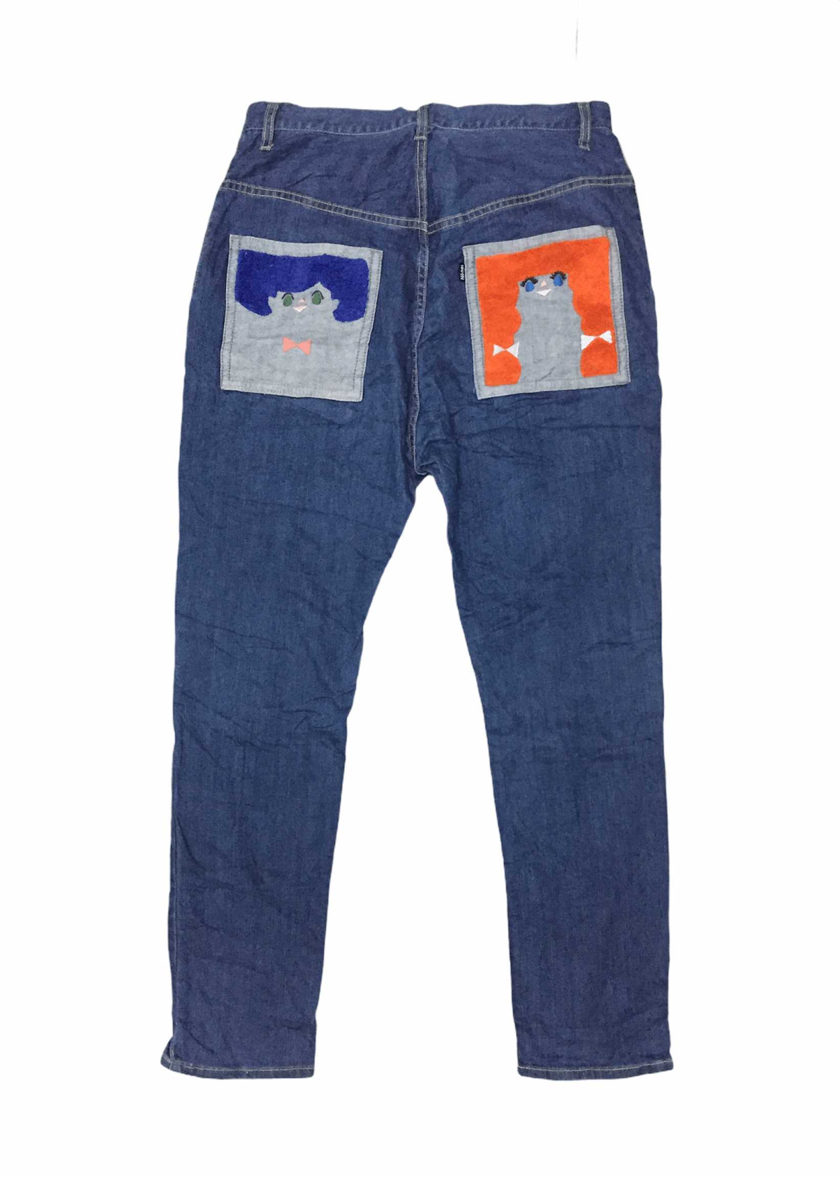 Issey Miyake × Japanese Brand × Ne-Net Ne-Net By Issey Miyake Pop Embordered pants Size US 31 - 1 Thumbnail