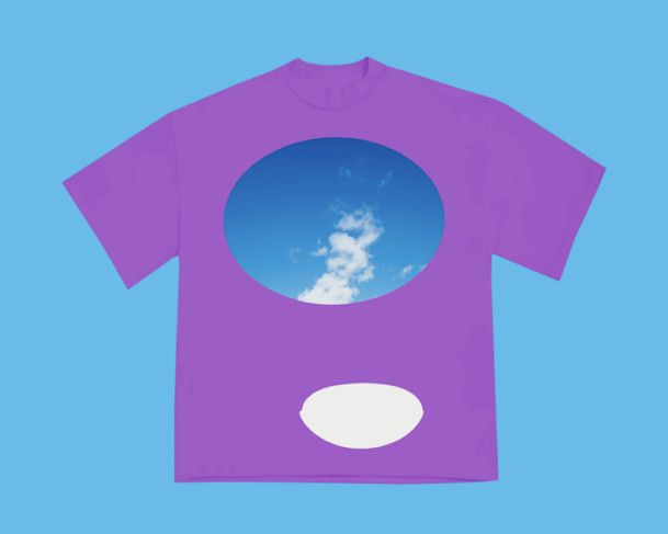Cactus Plant Flea Market × Kanye West Small CPFM for JIK II Shirt Purple Tee Donda Jesus is King Size US S / EU 44-46 / 1 - 10 Thumbnail