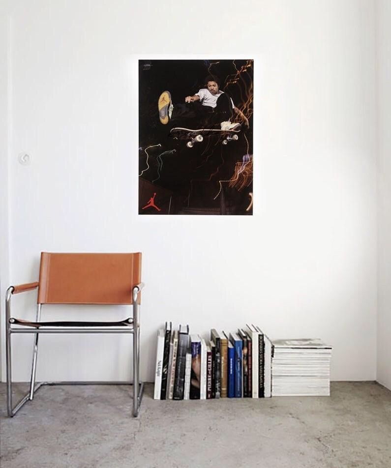 Virgil Abloh Abloh Jefferson "Jump Man“ 1/100 Limited Lithograph New Size ONE SIZE - 2 Thumbnail
