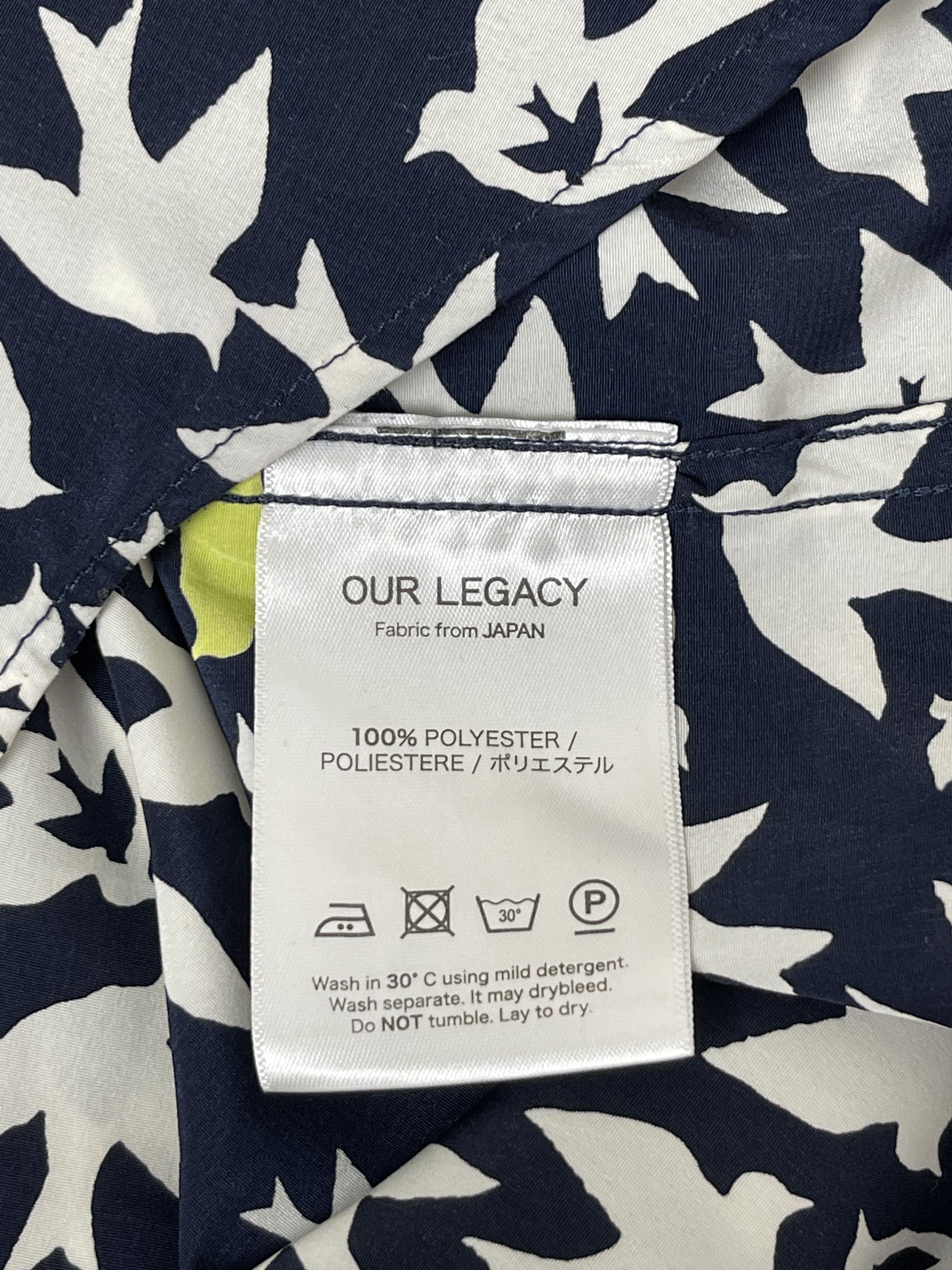 Our Legacy OUR LEGACY Shirt Long Sleeve Animal Print Size 46. Size US S / EU 44-46 / 1 - 6 Thumbnail