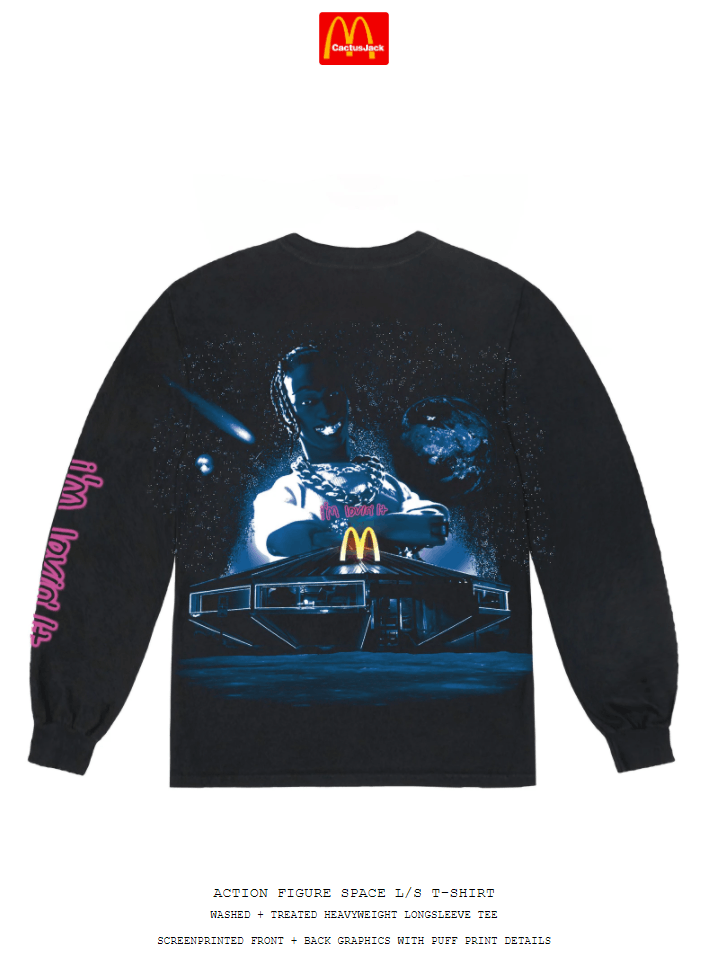 Cactus Jack Mcdonalds Shirt Black | Grailed