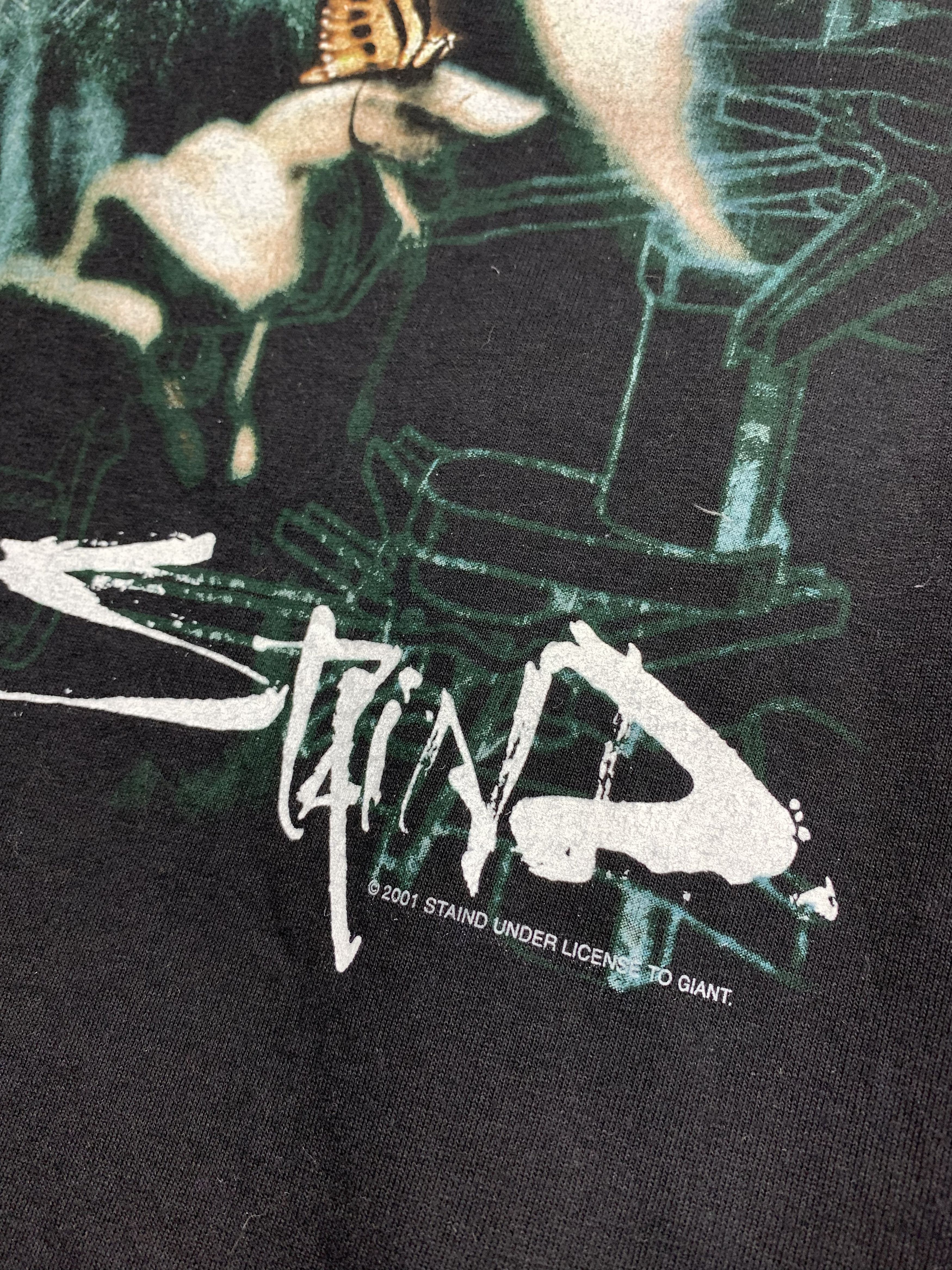 Band Tees Vintage 2001 Staind Under Band Tour T-Shirt Tee Size US M / EU 48-50 / 2 - 2 Thumbnail