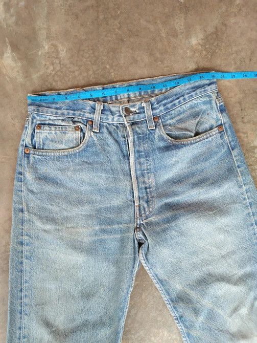 Levi's × Vintage 80s Vintage Levis 501 Made In USA Distressed Jeans 30x28 Size US 30 / EU 46 - 5 Thumbnail