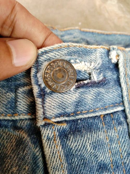 Levi's × Vintage 80s Vintage Levis 501 Made In USA Distressed Jeans 30x28 Size US 30 / EU 46 - 7 Thumbnail