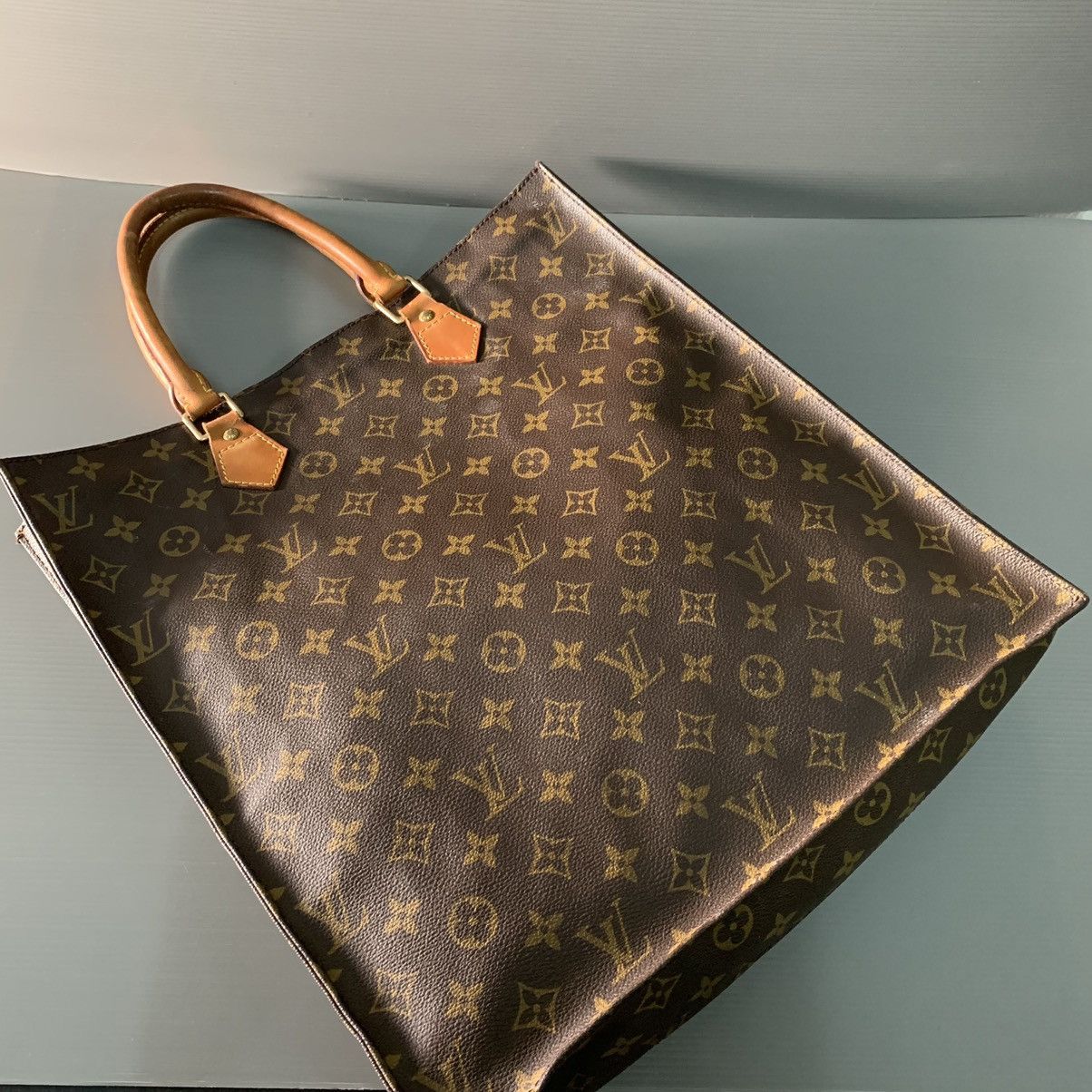 Louis Vuitton Louis Vuitton Monogram Sac Plat Tote Size ONE SIZE - 3 Thumbnail