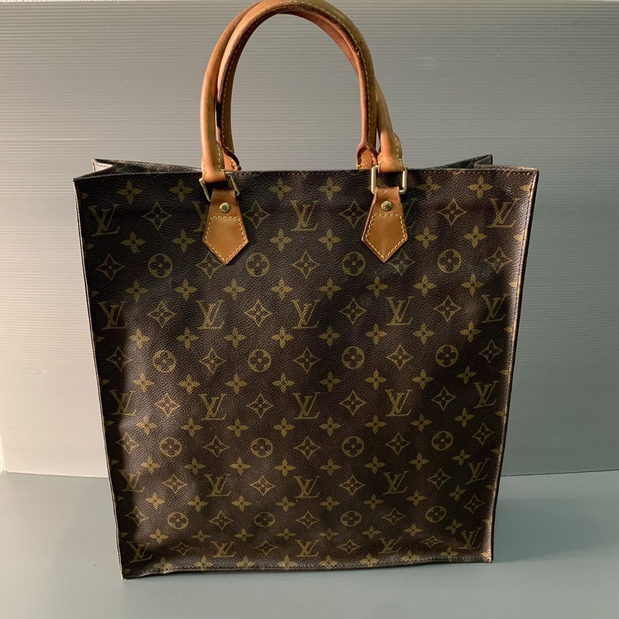Louis Vuitton Louis Vuitton Monogram Sac Plat Tote Size ONE SIZE - 4 Thumbnail