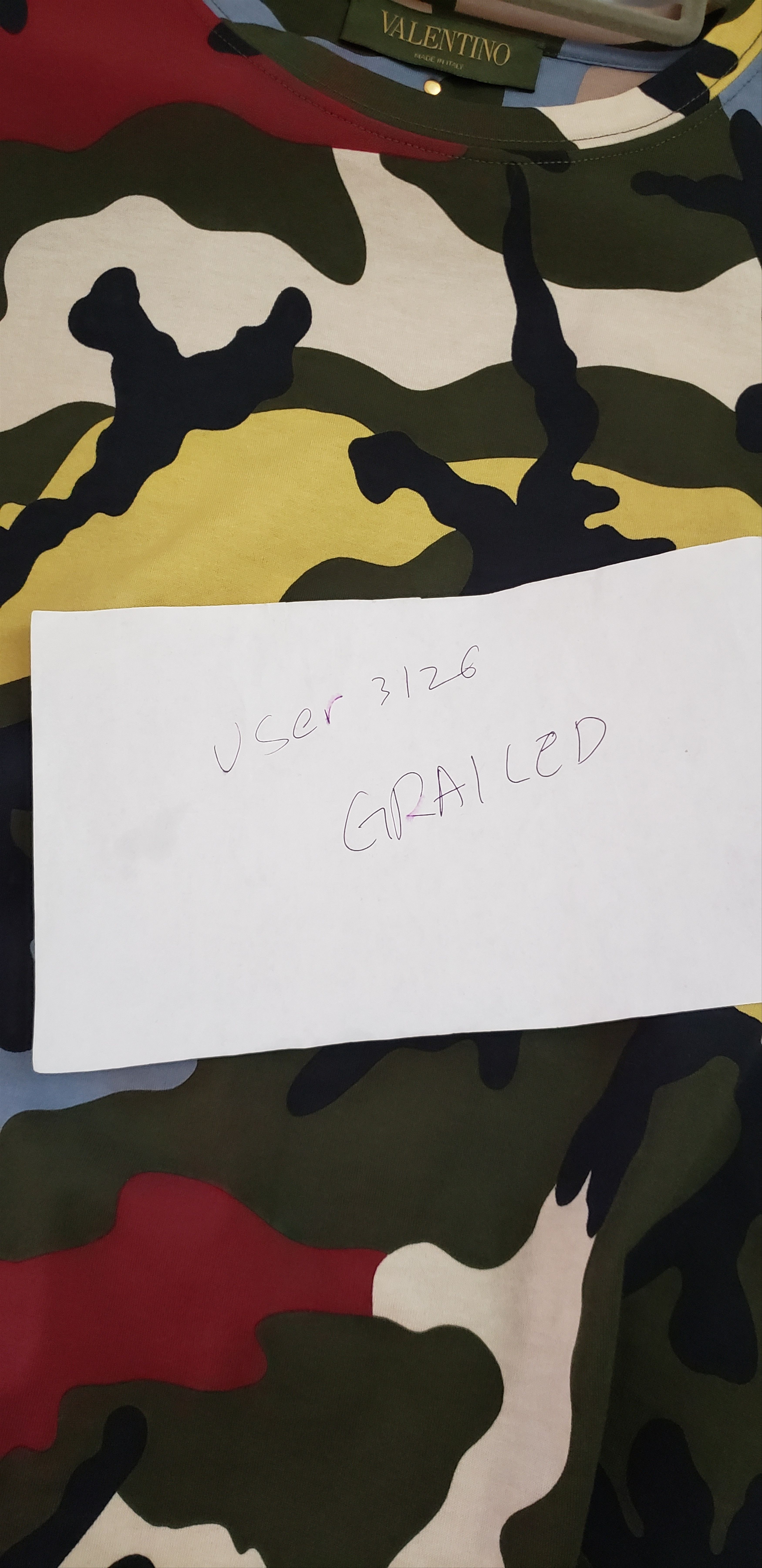 Valentino Camo T shirts Size US S / EU 44-46 / 1 - 9 Thumbnail
