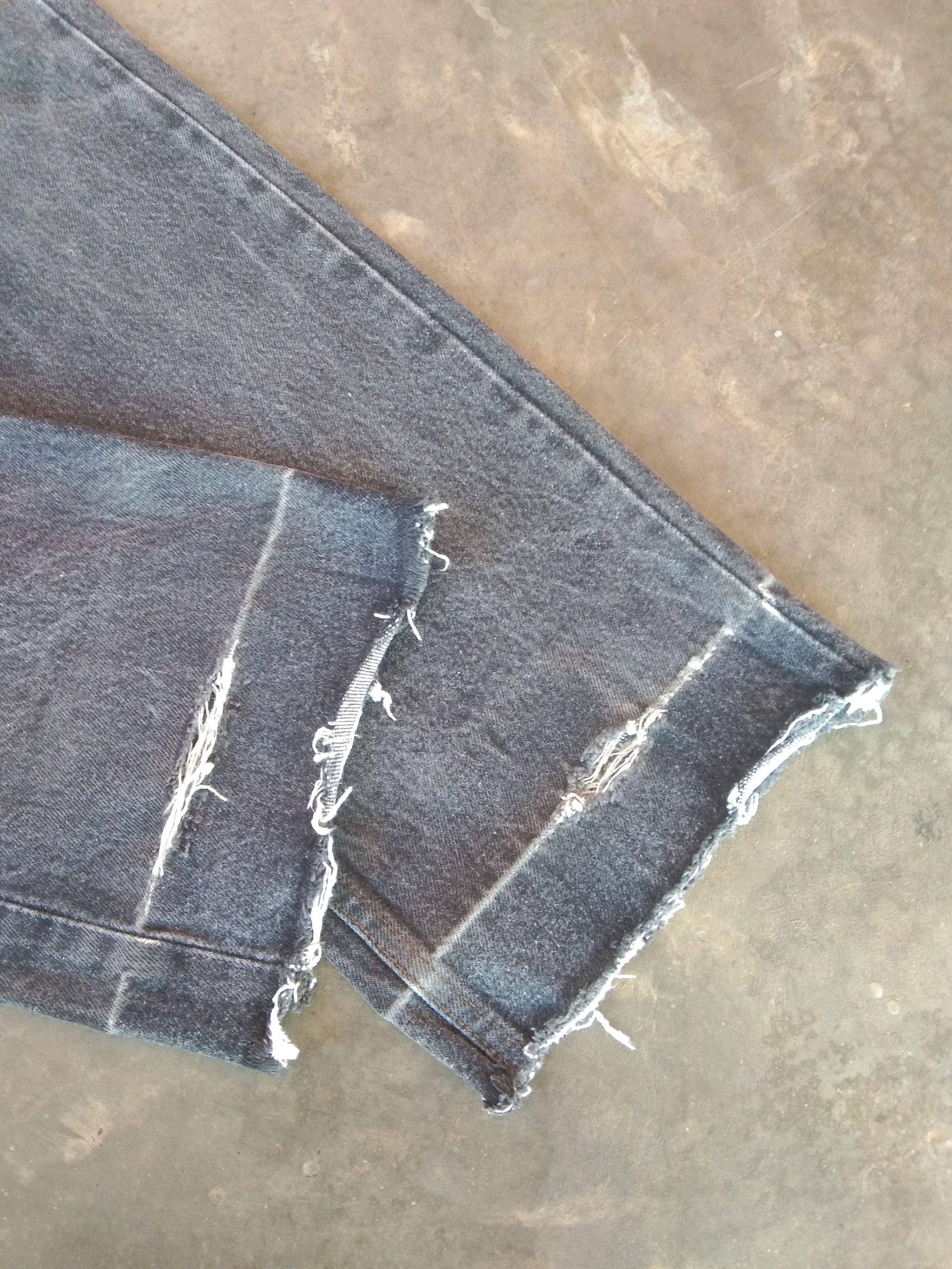 Levi's × Vintage 90s Vintage Levis 501 Made In USA Distressed Jeans 33x30 Size US 33 - 7 Thumbnail